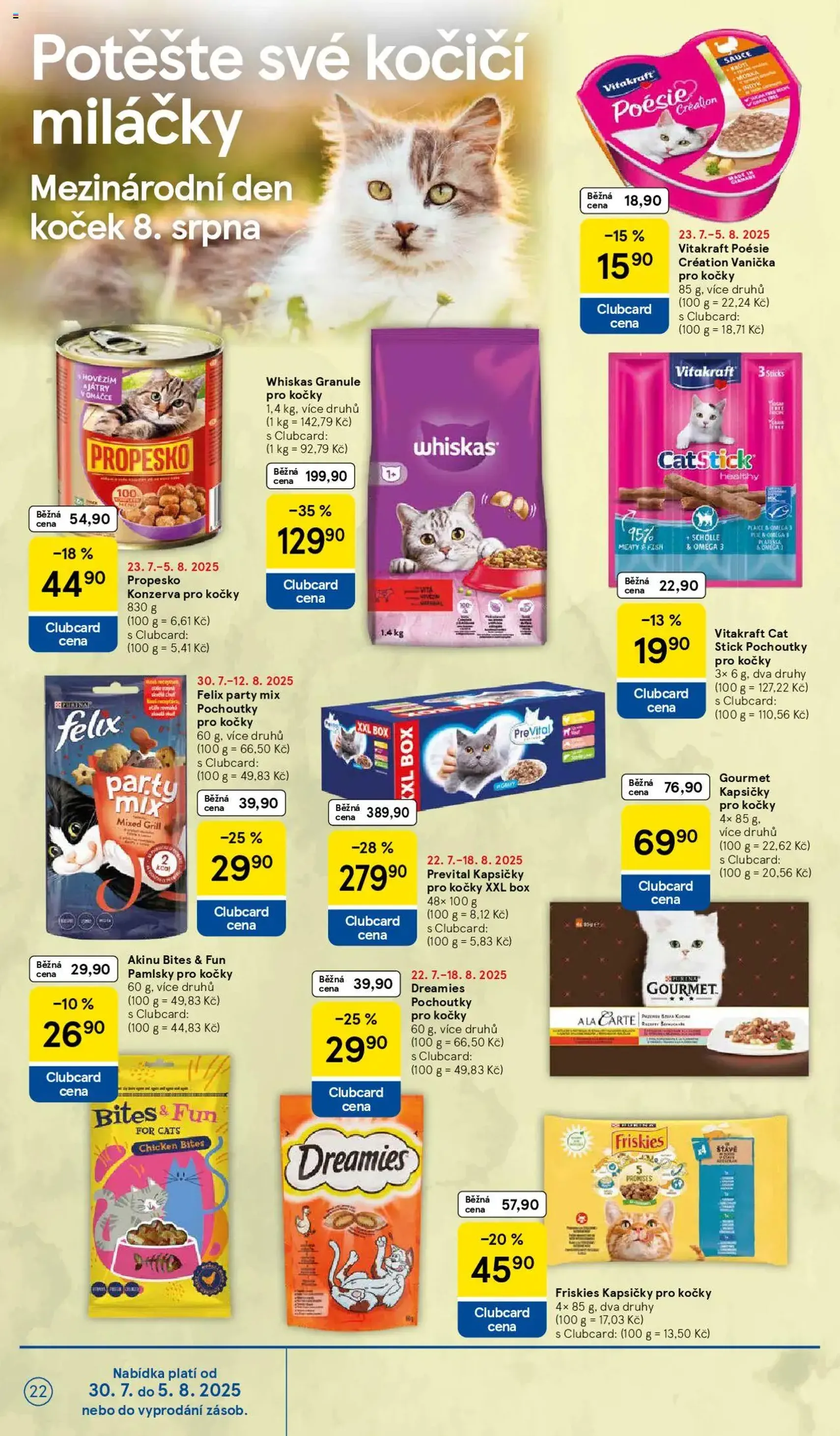 Tesco leták - Hypermarket - platný leták od 30.07.2025 strana 22 z 28 Tesco leták - Hypermarket - platný leták od 30.07.2025 strana 22 z 28