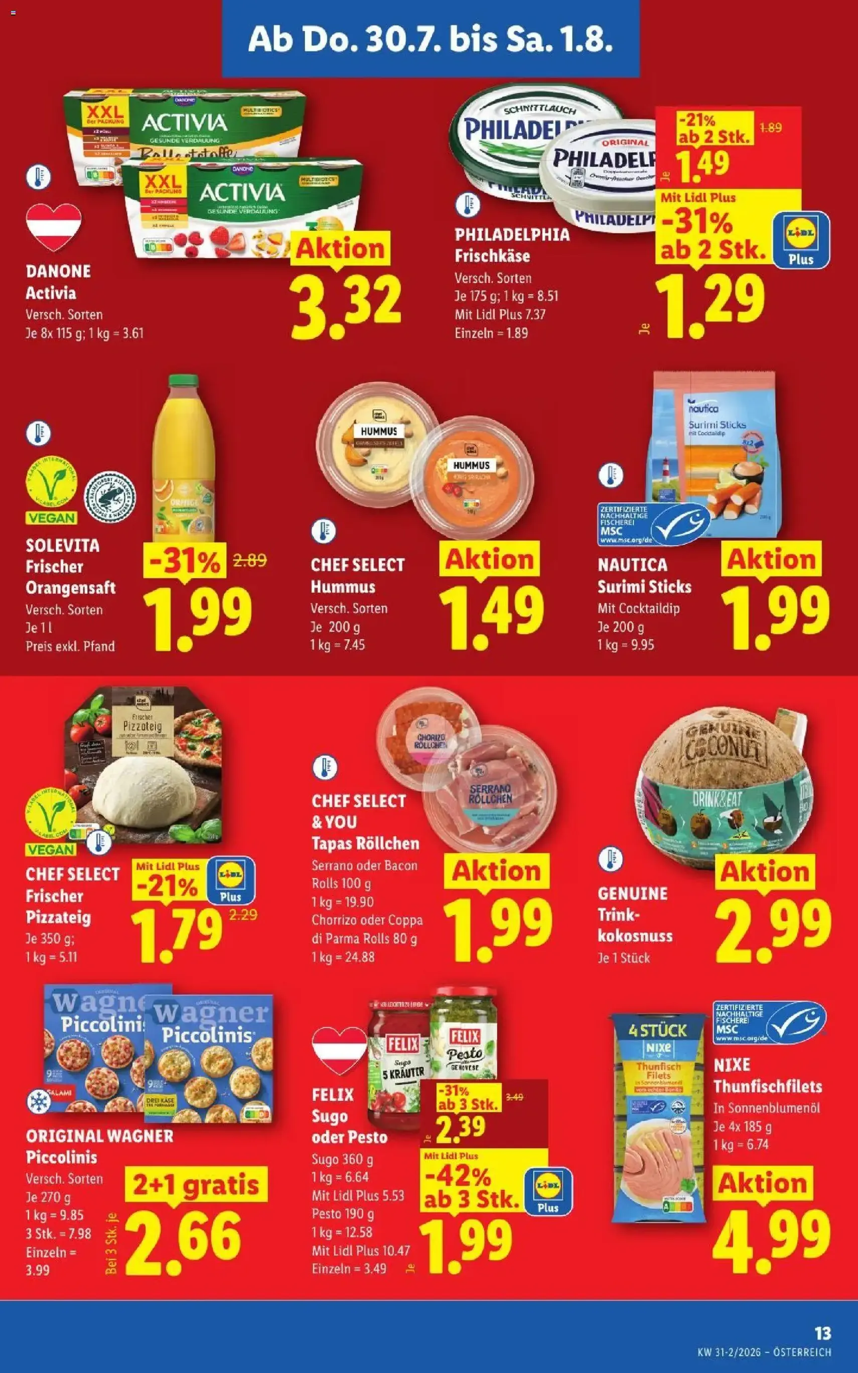 Lidl - Flugblatt - Gültiger Prospekt ab 30.07.2026, Seite 15 von insgesamt 52