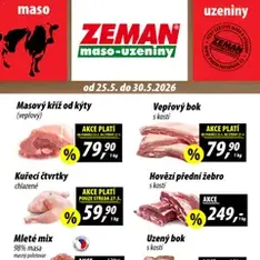 Prodejny Zeman leták - náhled letáku platný od 25.05.2026