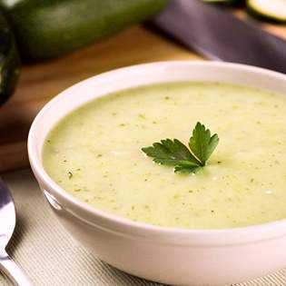 Previsualización de la receta Sopa de calabacín sin crema