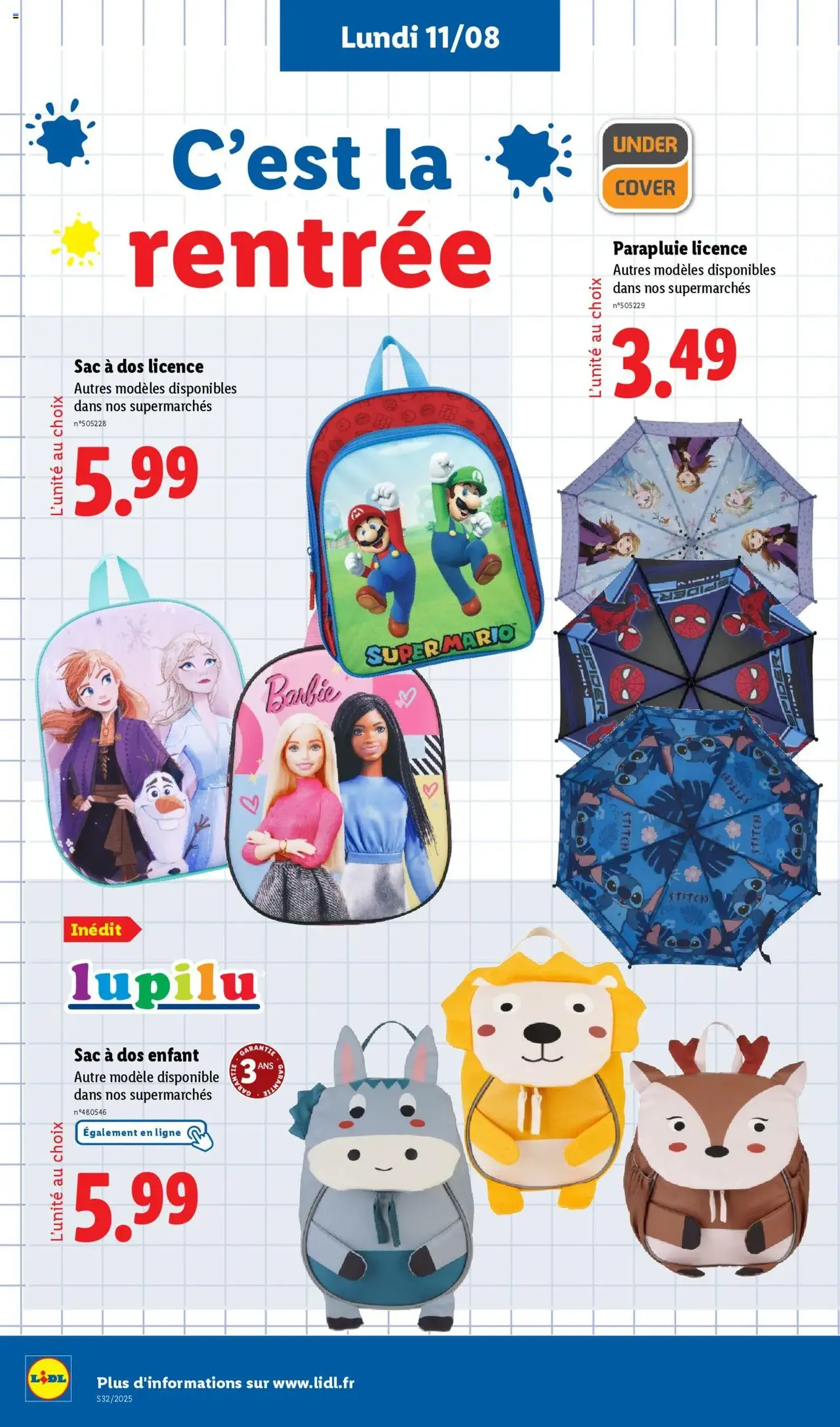LIDL catalogue semaine 31 - brochure valable à partir du 07/08/2025, page 62 sur 76 LIDL catalogue semaine 31 - brochure valable à partir du 07/08/2025, page 62 sur 76