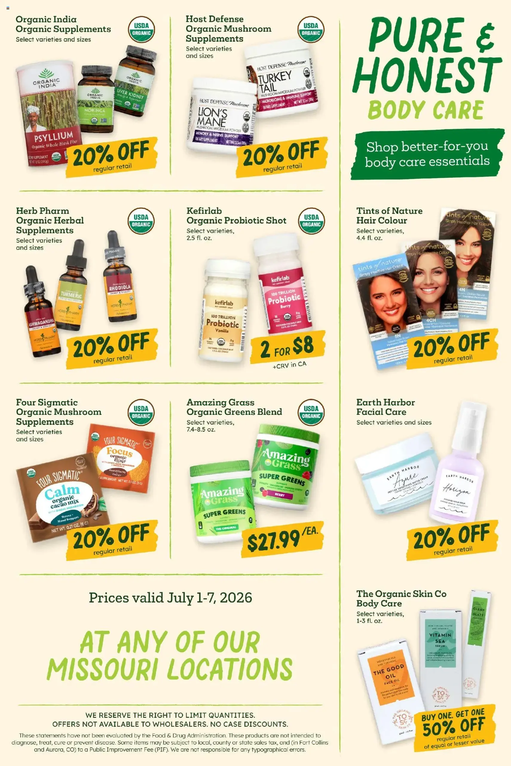 Sprouts Weekly Ad - valid flyer from 07/01/2026, page 13 of 14