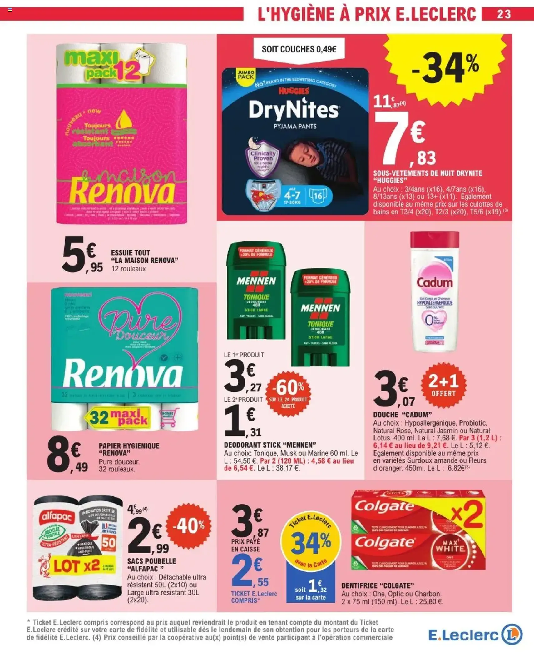 E.Leclerc catalogue de la semaine 31 - brochure valable à partir du 29/07/2025, page 23 sur 28