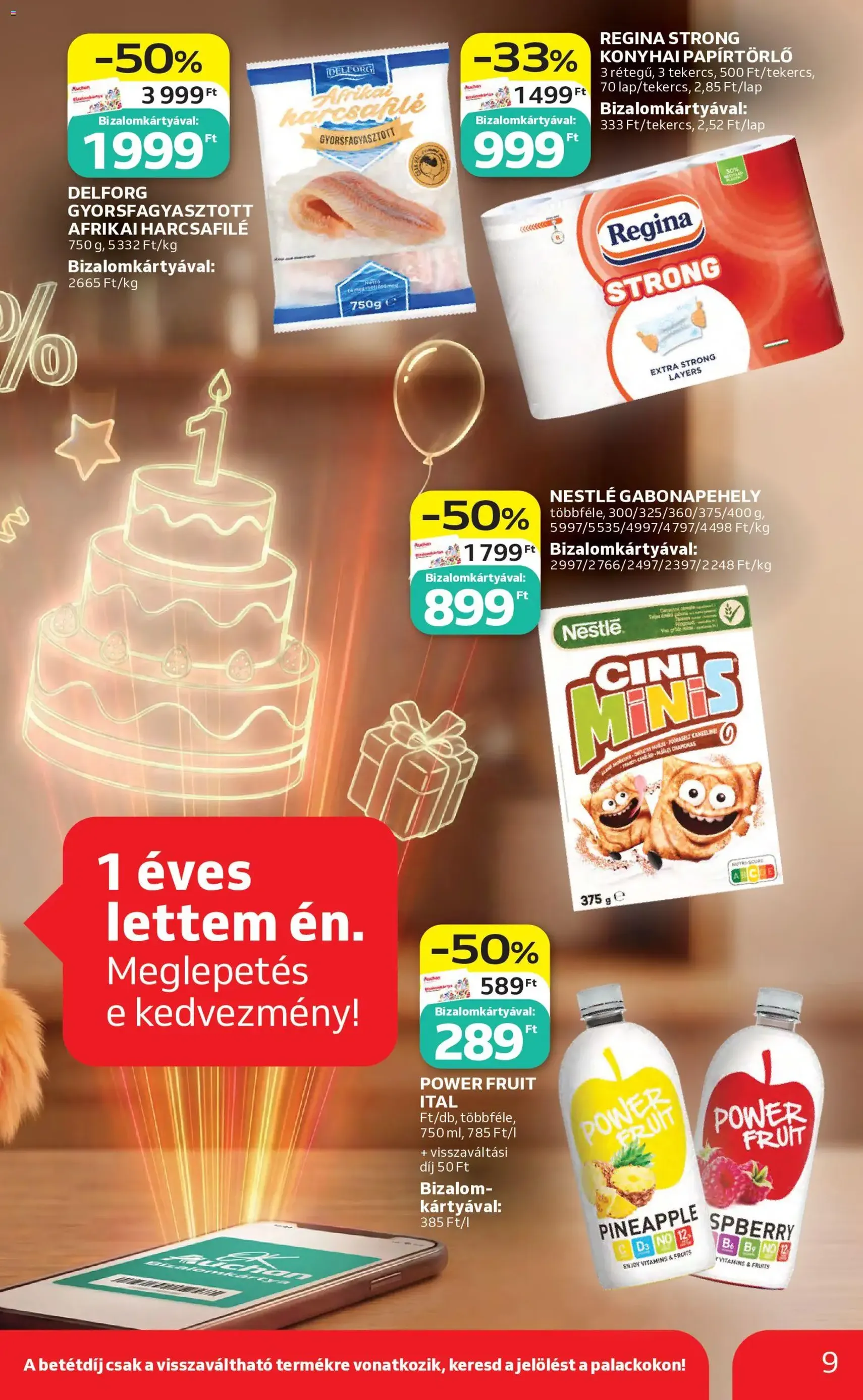 Auchan akciós újság - 2026.05.14. érvényes szórólap 9 oldal 58 oldalból