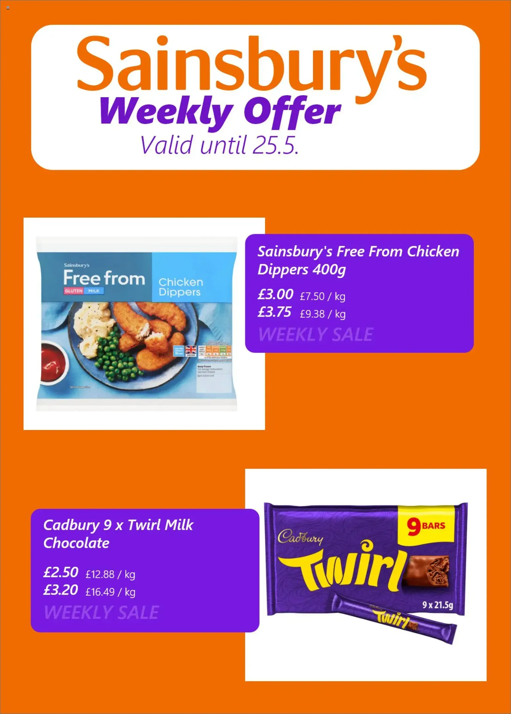 Sainsbury's - Weekly offers - valid flyer from 19/05/2026, page 4 of 5