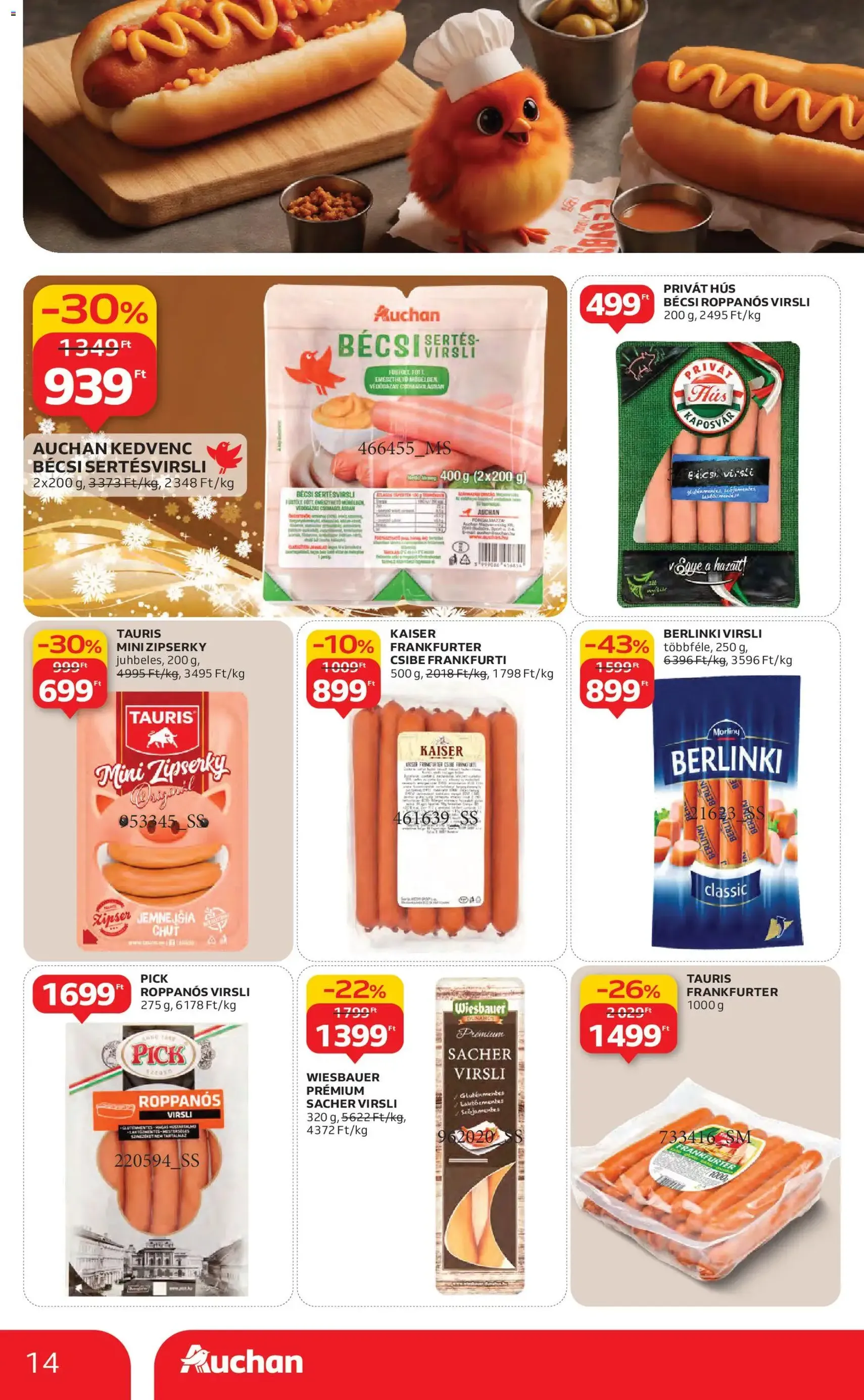 Auchan Akciós újság - 2025.11.27. érvényes szórólap 14 oldal 82 oldalból