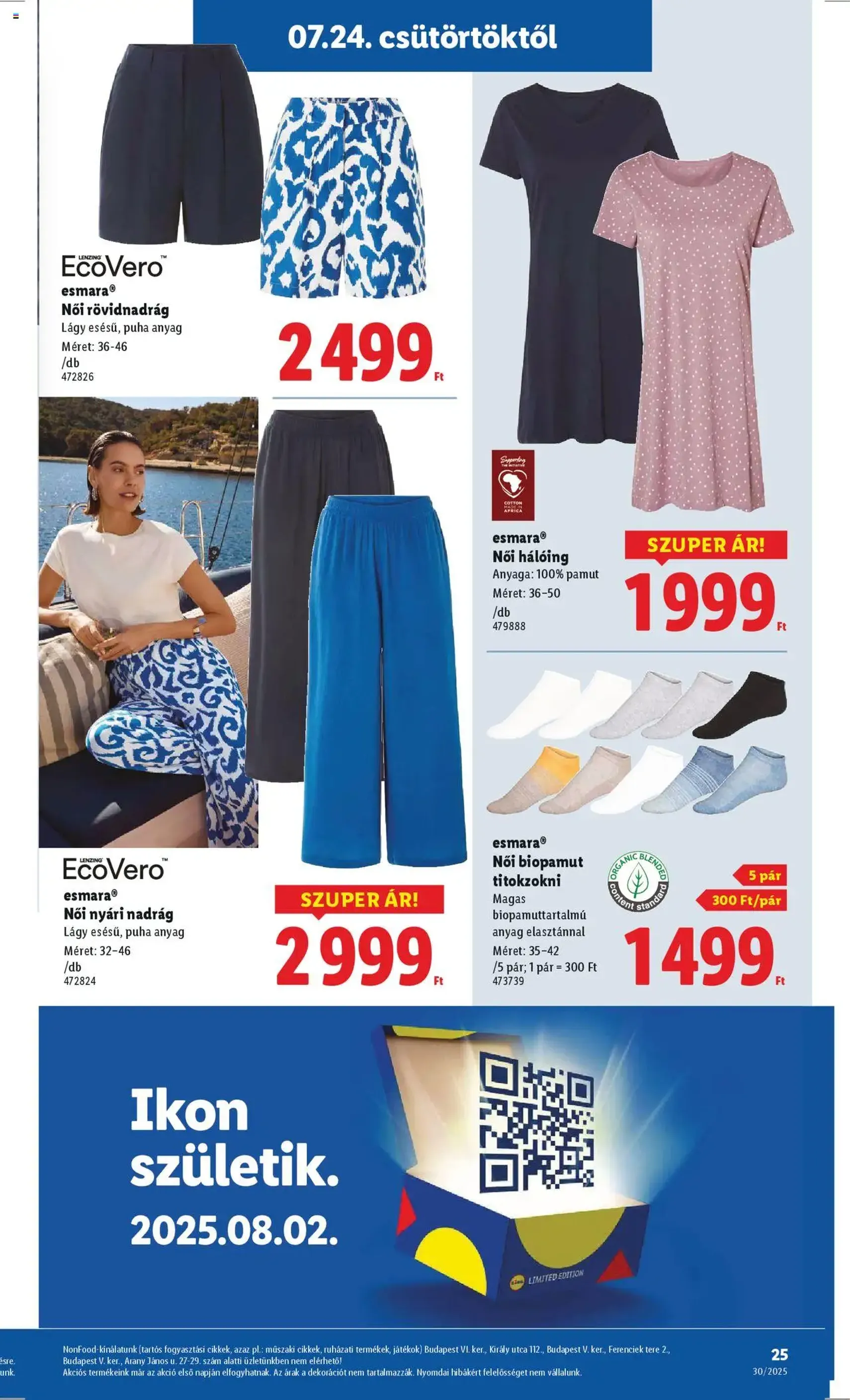 Lidl Akciós újság - 2025.07.24. érvényes szórólap 25 oldal 62 oldalból Lidl Akciós újság - 2025.07.24. érvényes szórólap 25 oldal 62 oldalból
