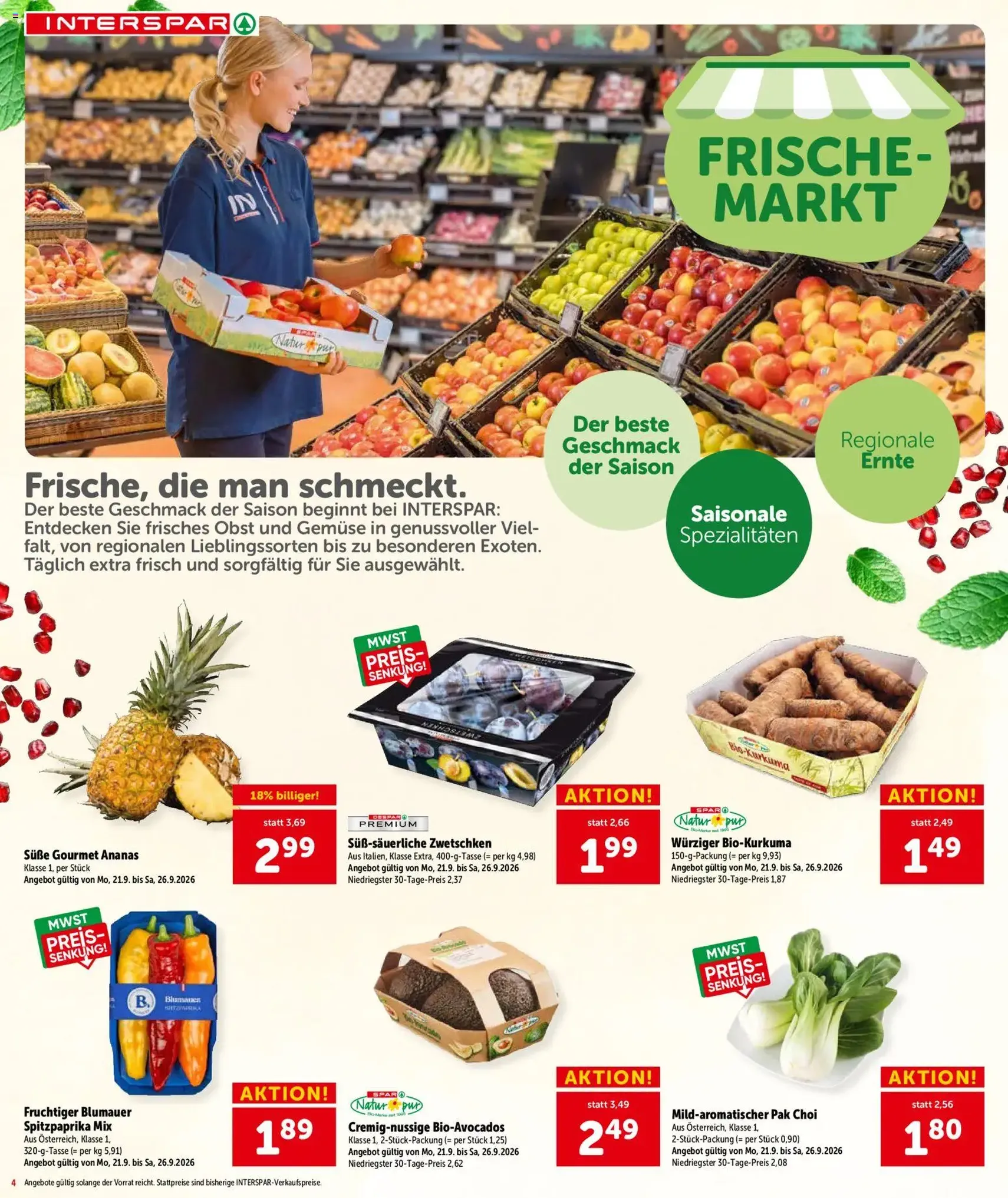 Interspar Flugblatt - Gültiger Prospekt ab 24.09.2026, Seite 4 von insgesamt 24
