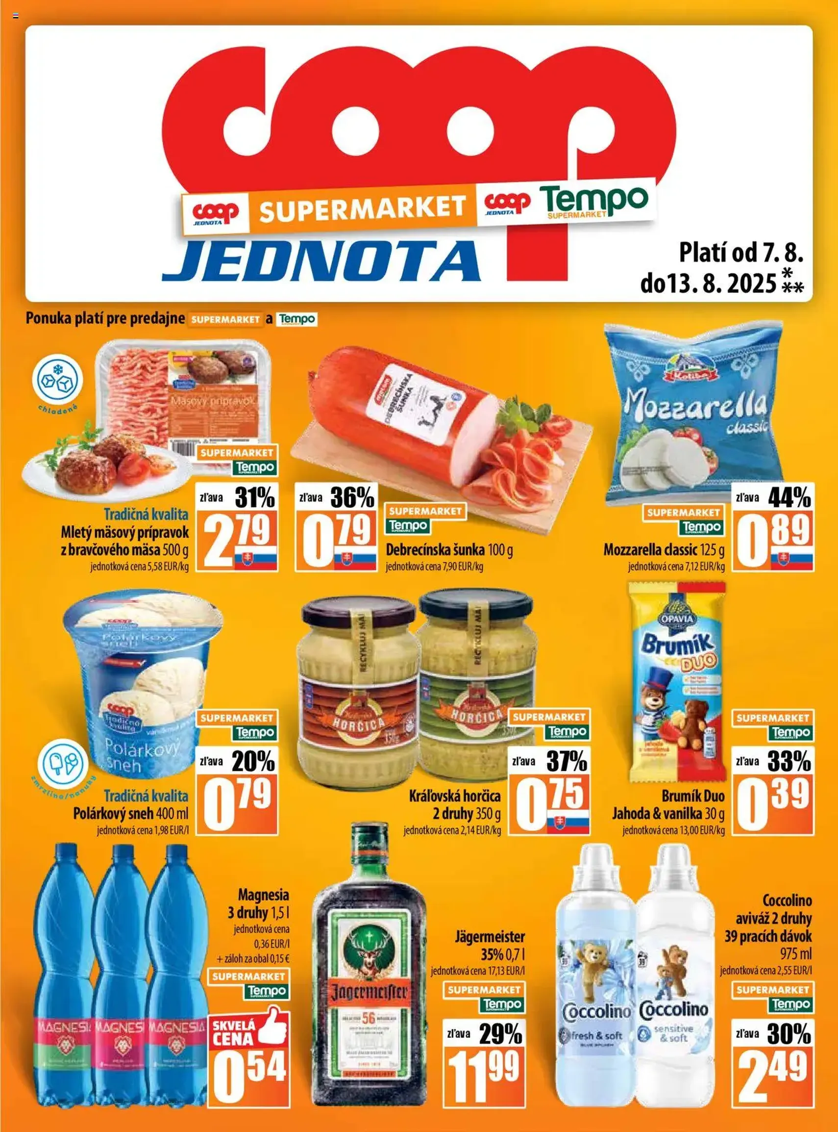 COOP Jednota leták - platný leták od 07.08.2025 strana 13 z 28 COOP Jednota leták - platný leták od 07.08.2025 strana 13 z 28