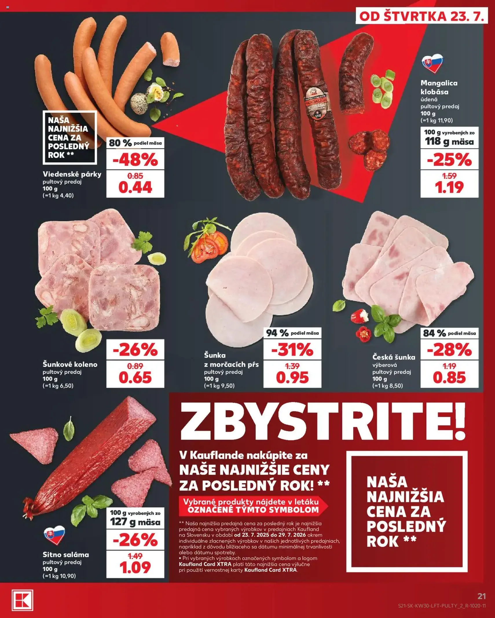 Kaufland leták - platný leták od 23.07.2026 strana 21 z 74