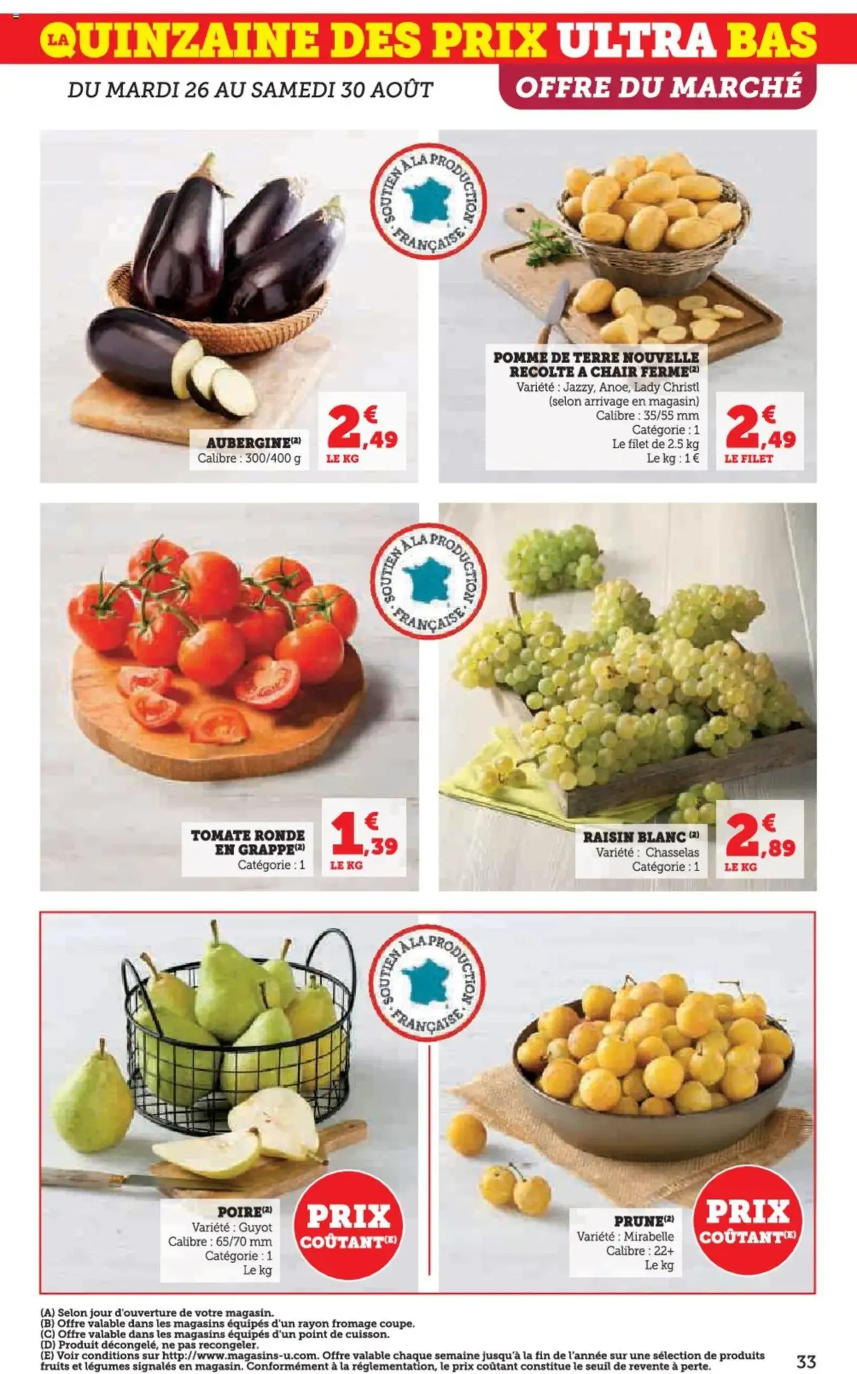 Super U catalogue - brochure valable à partir du 26/08/2025, page 33 sur 44 Super U catalogue - brochure valable à partir du 26/08/2025, page 33 sur 44