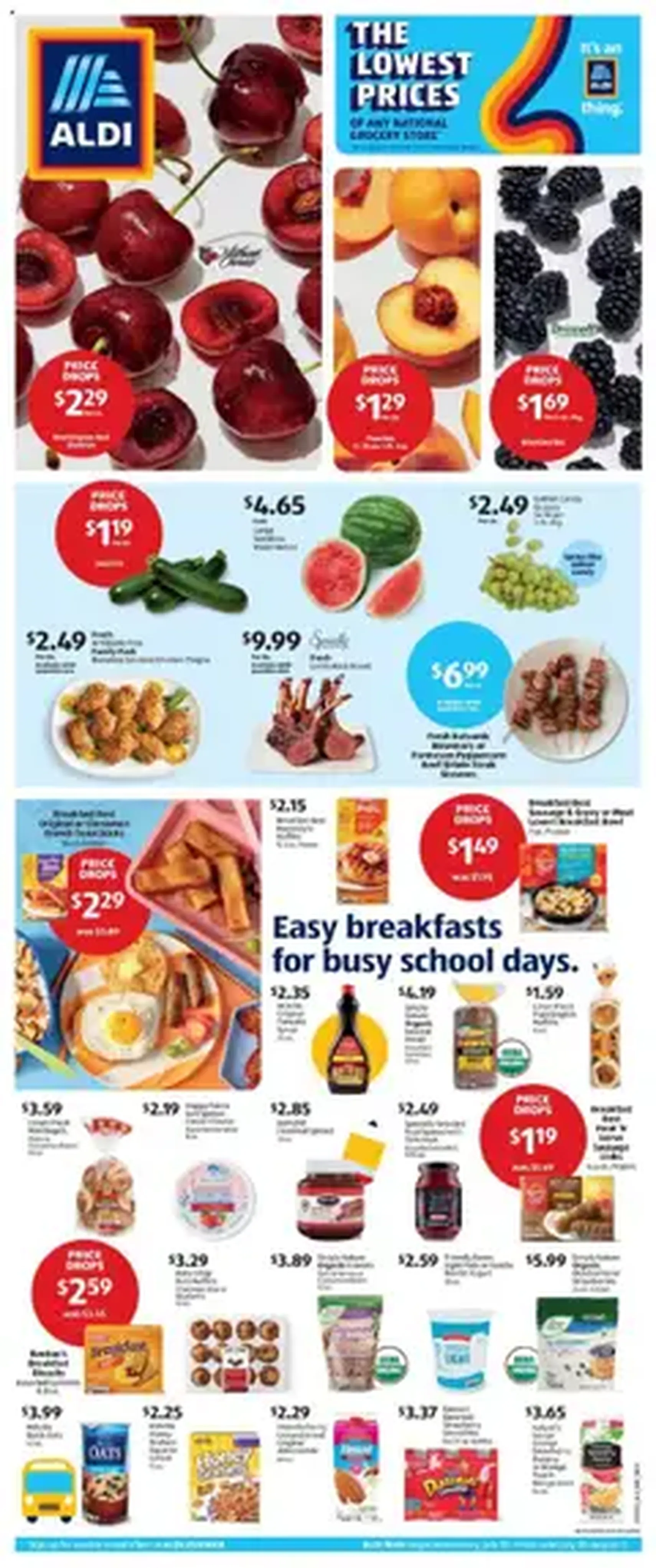 Aldi Weekly Ad - valid flyer from 07/30/2025, page 1 of 1