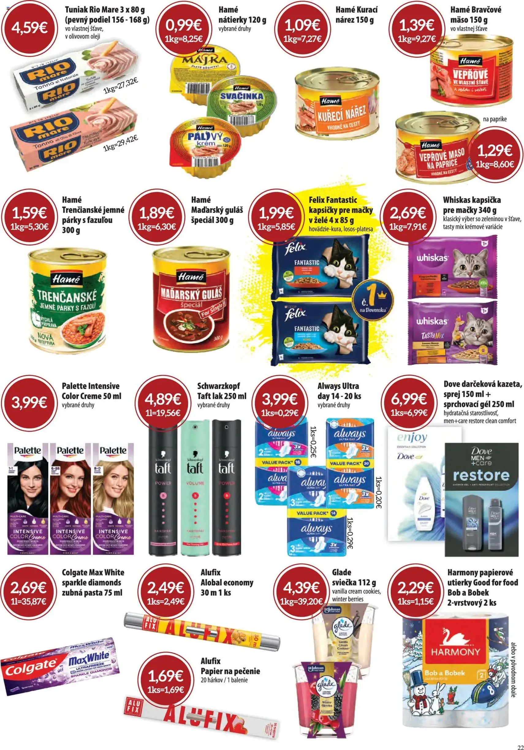 CBA Komfos Leták - platný leták od 06.11.2025 strana 22 z 24