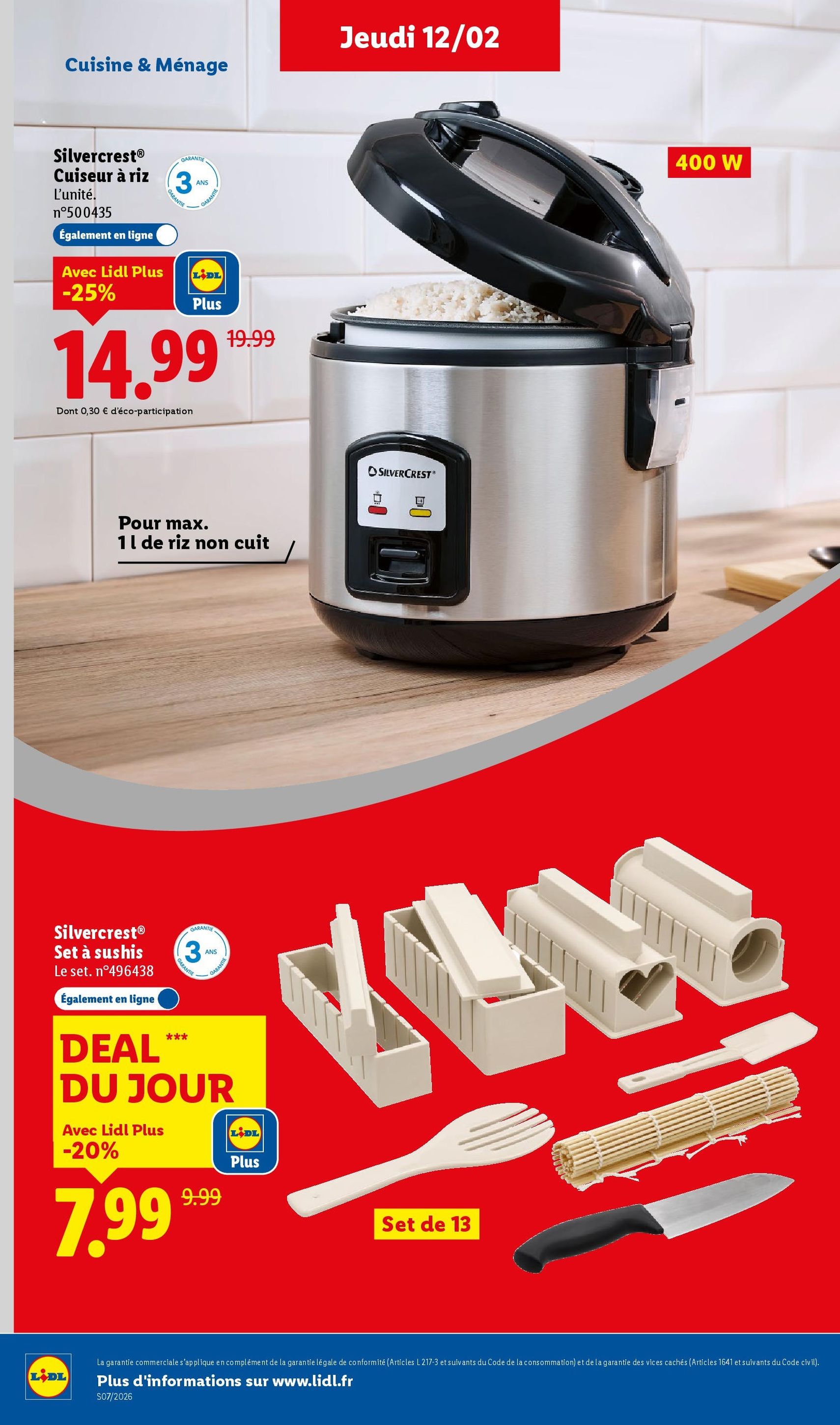 LIDL catalogue semaine 7 - brochure valable à partir du 12/02/2026, page 34 sur 79