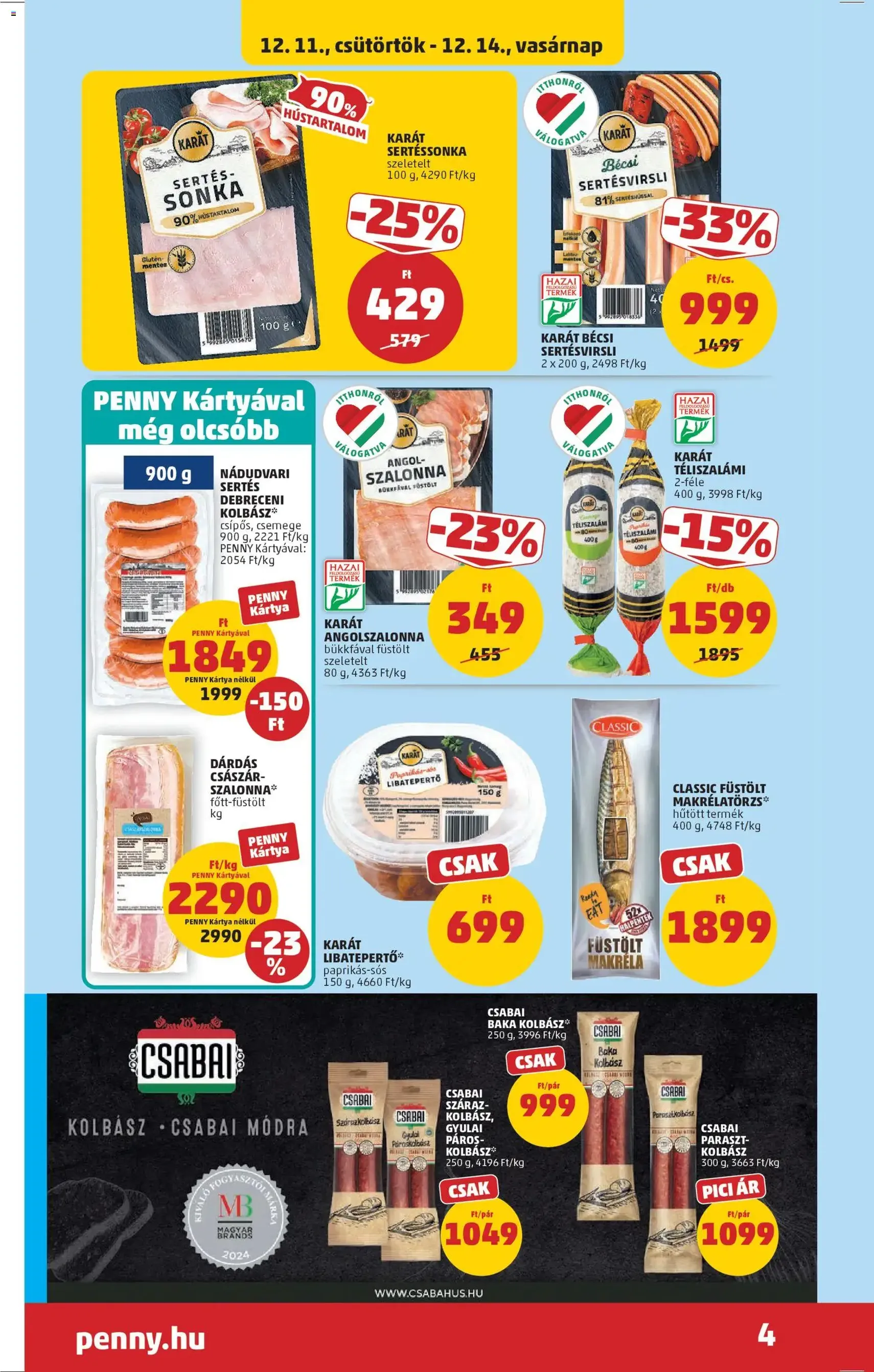 PENNY Akciós újság - 2025.12.11. érvényes szórólap 6 oldal 46 oldalból