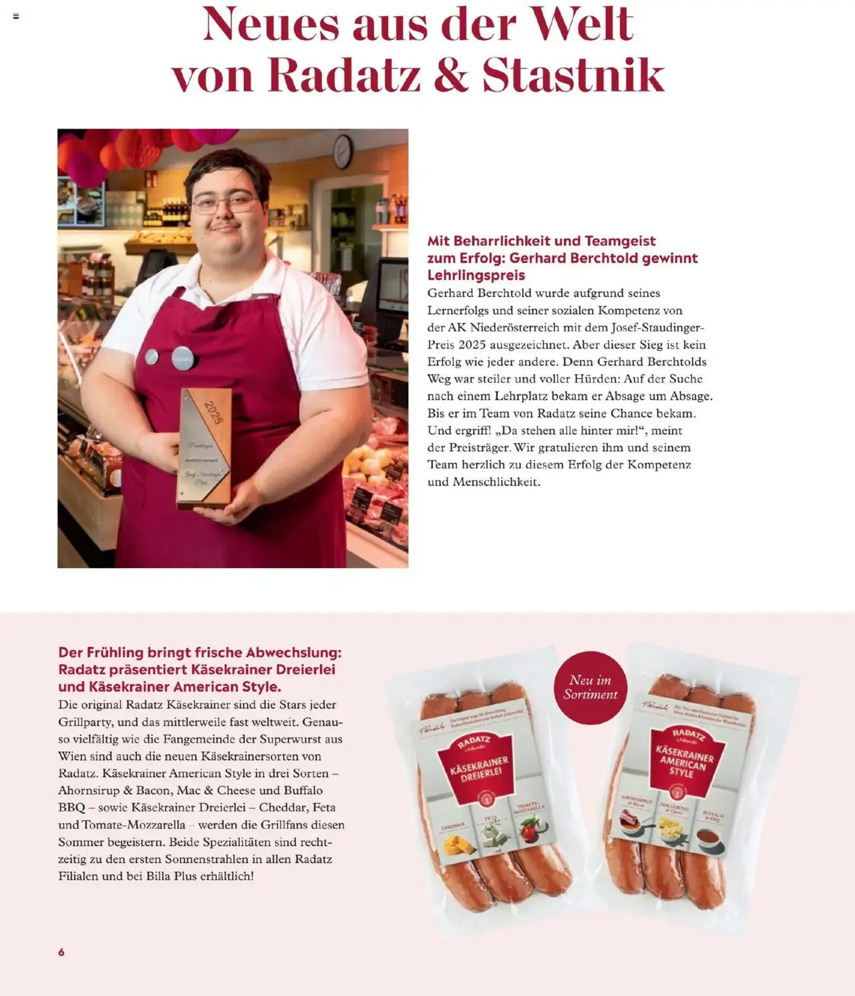 Radatz Schmeckt - Gültiger Prospekt ab 28.07.2025, Seite 6 von insgesamt 52
