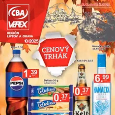 CBA Verex leták - náhľad letáku platný od 16.10.2025