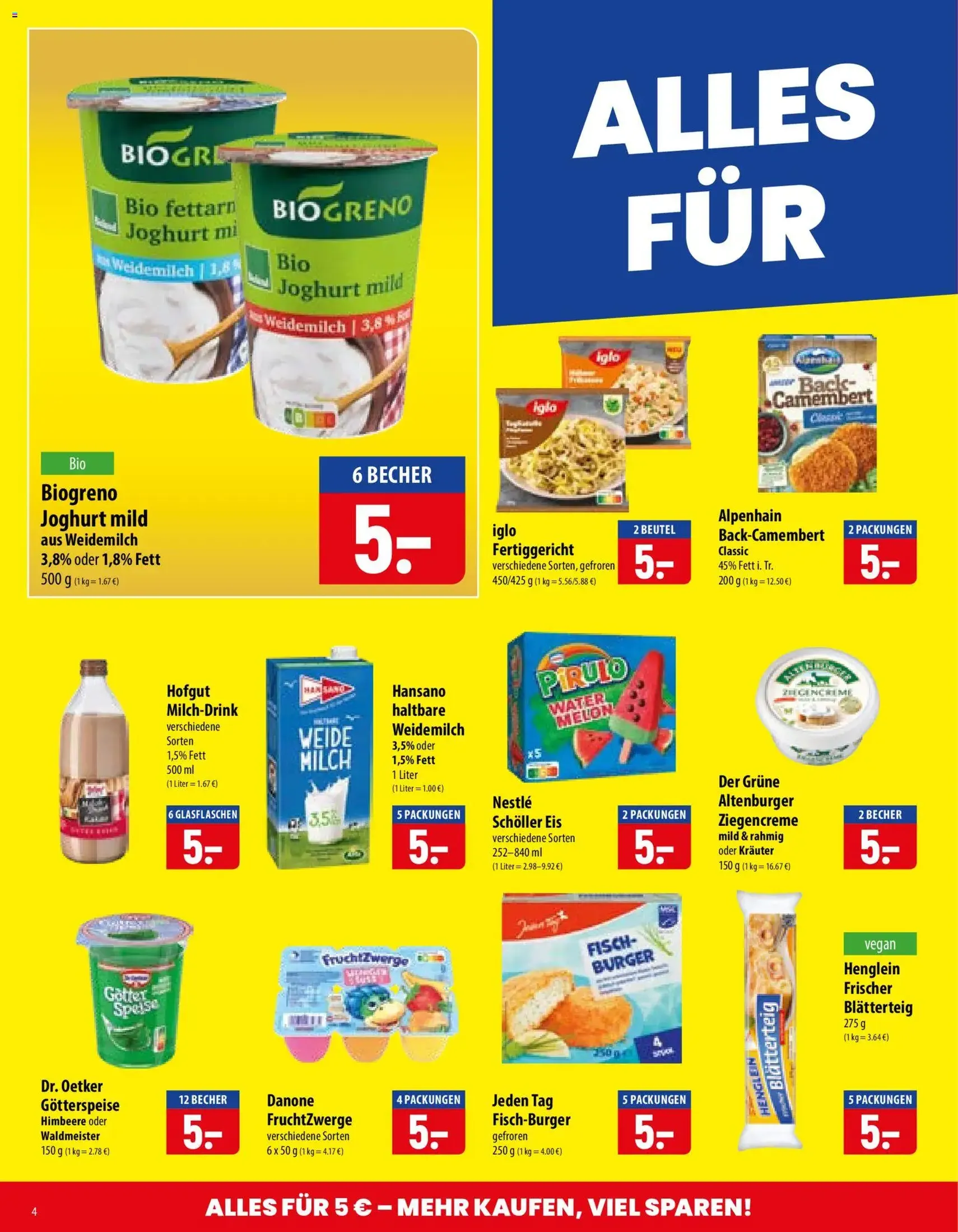 Famila Prospekt - Gültiger Prospekt ab 21.09.2026, Seite 4 von insgesamt 24