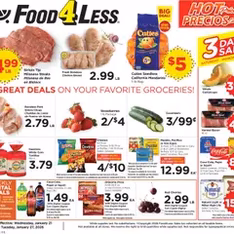Food 4 Less Weekly Ad - Flyer preview valid from 01/21/2026
