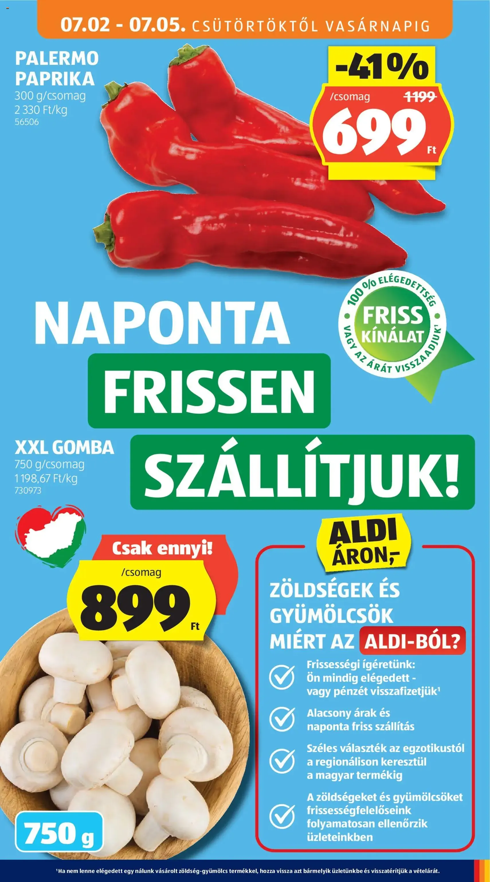 Aldi akciós újság - 2026.07.02. érvényes szórólap 15 oldal 61 oldalból