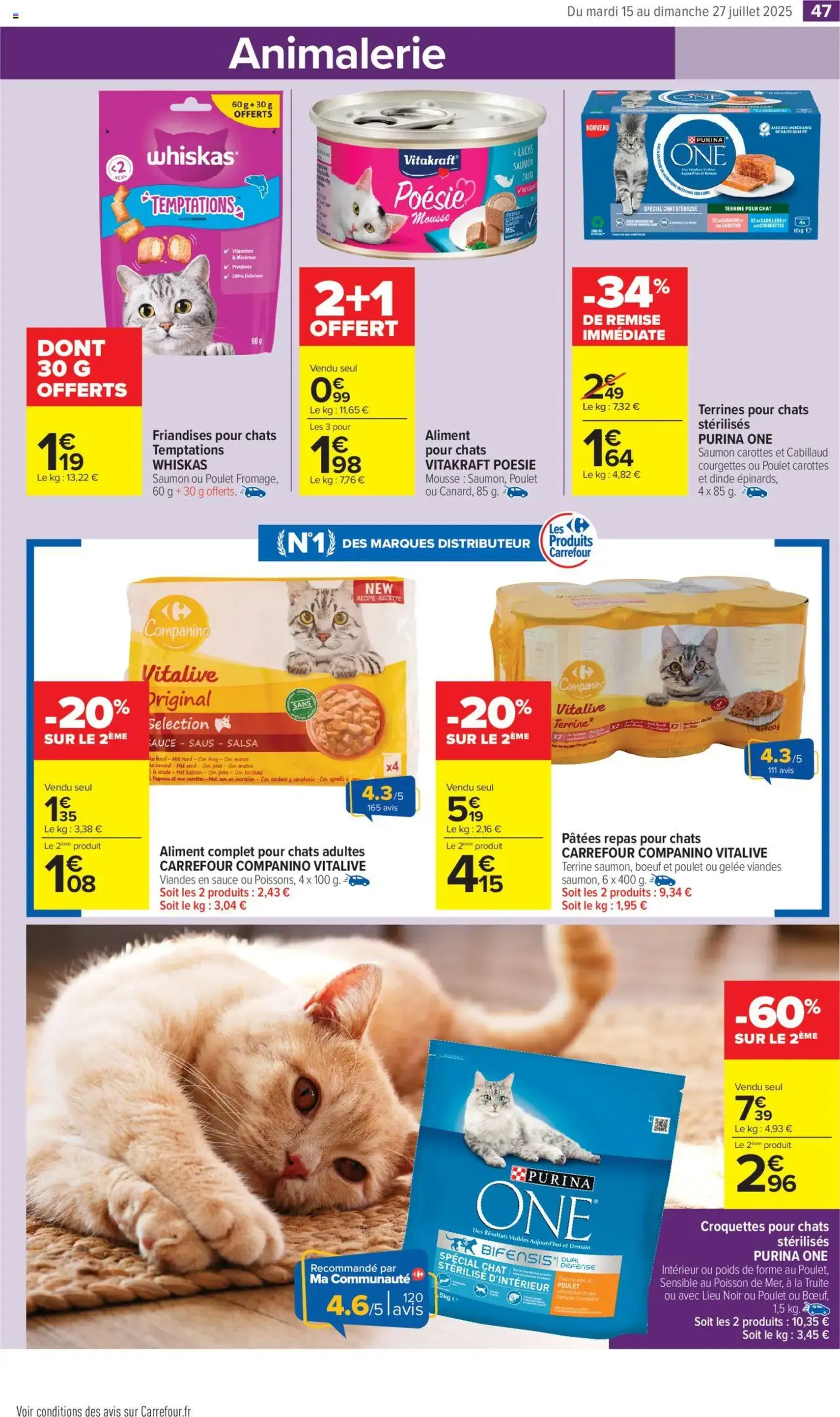 Carrefour Market catalogue semaine 29 - brochure valable à partir du 15/07/2025, page 49 sur 54 Carrefour Market catalogue semaine 29 - brochure valable à partir du 15/07/2025, page 49 sur 54