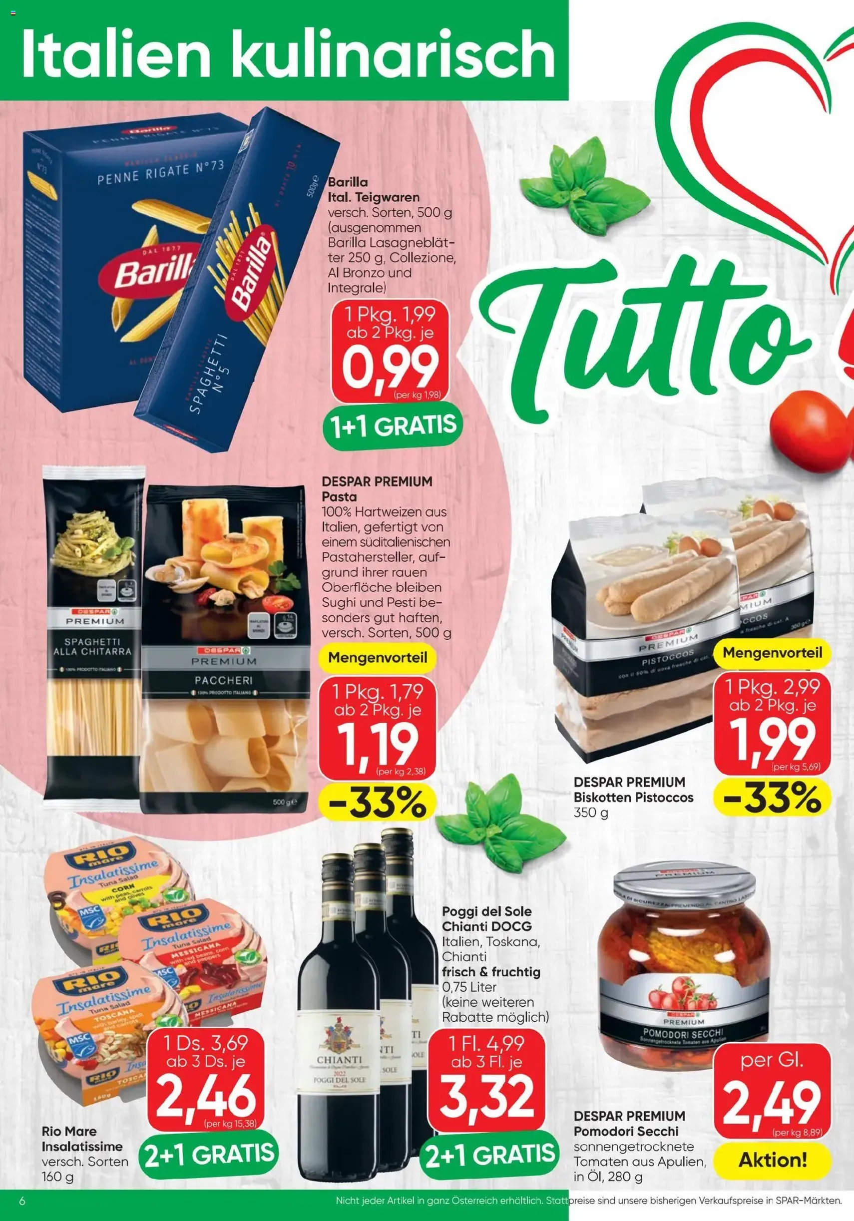 Spar - Flugblatt - Gültiger Prospekt ab 23.04.2026, Seite 6 von insgesamt 24