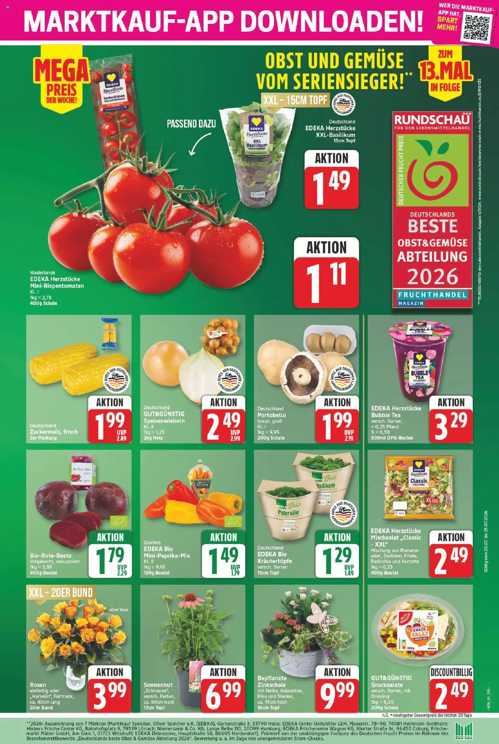 Marktkauf Prospekt - Gültiger Prospekt ab 20.07.2026, Seite 3 von insgesamt 37