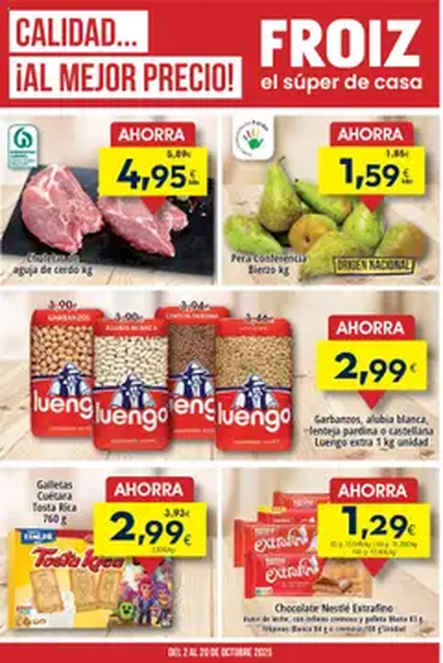 Froiz folleto - folleto válido desde 02/10/2025 página 1 de 1