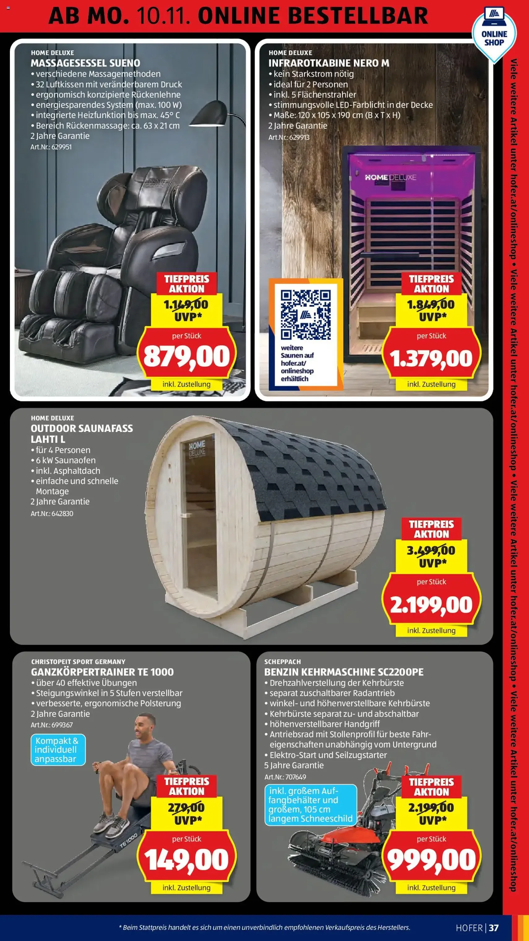 Hofer - Black Friday - Gültiger Prospekt ab 07.11.2025, Seite 43 von insgesamt 55