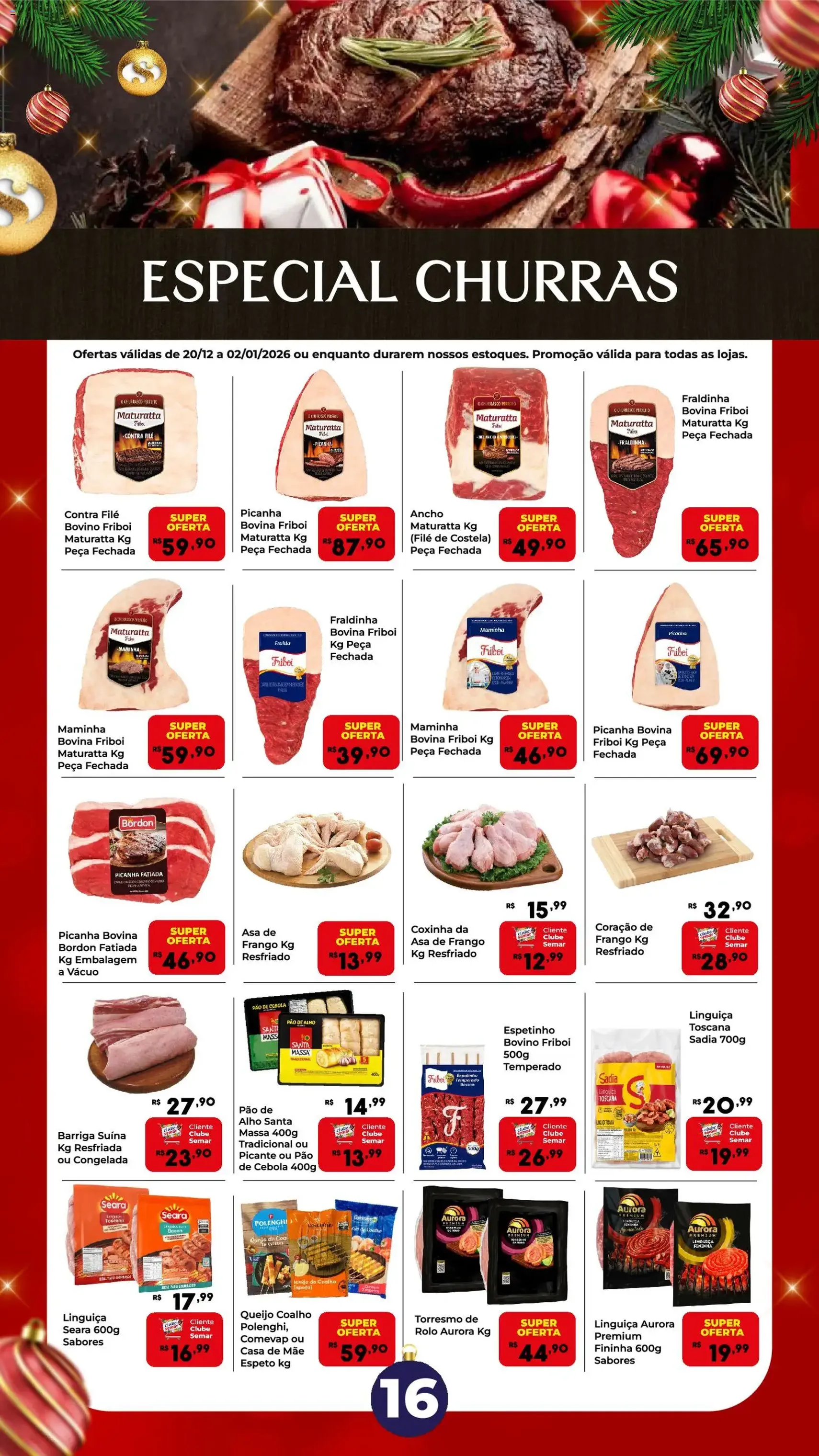 Semar Supermercado - Ofertas Revista Natal - folheto válido a partir de 20/12/2025 página 16 de 19