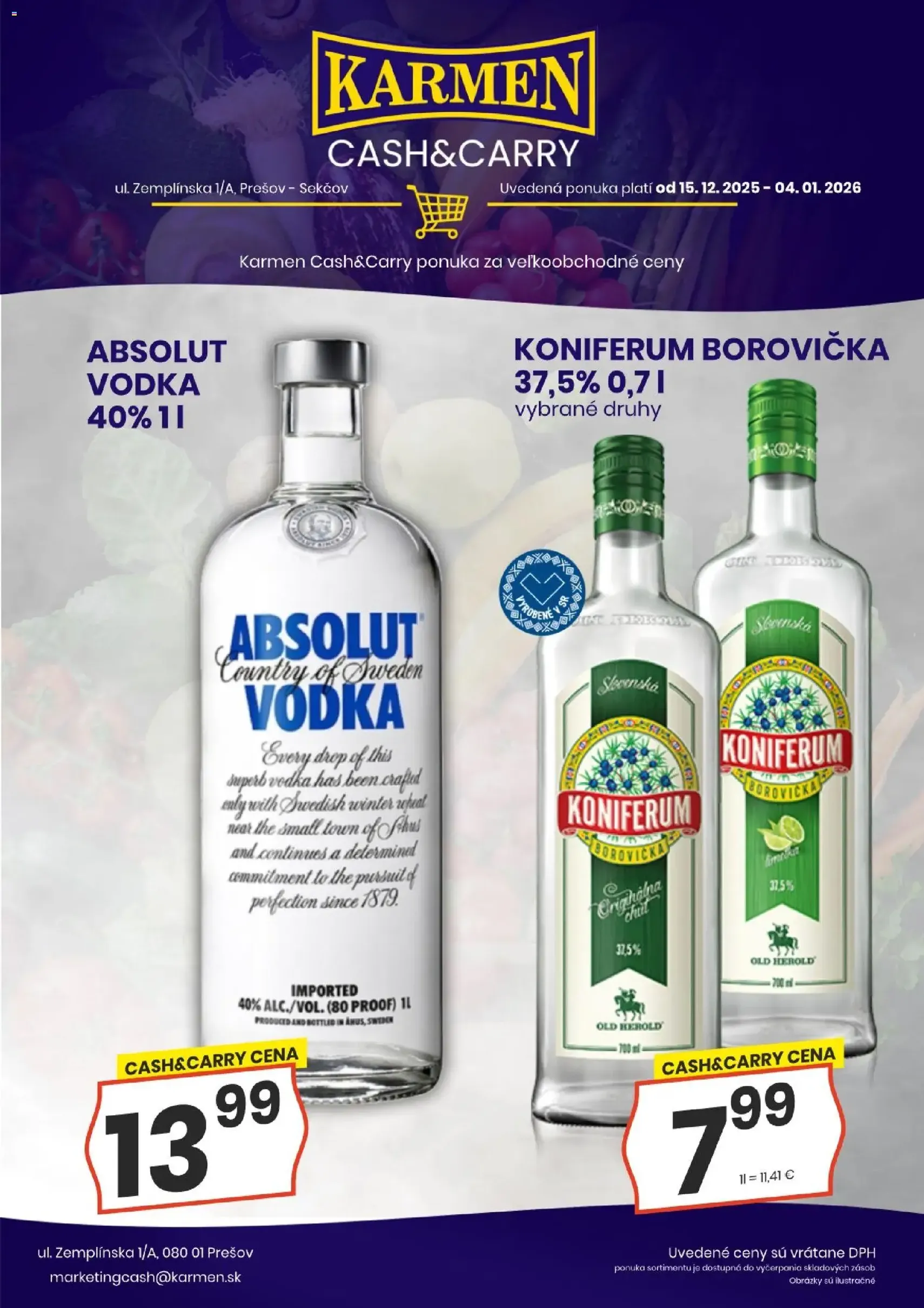 KARMEN CBA Cash & Carry - platný leták od 15.12.2025 strana 8 z 8