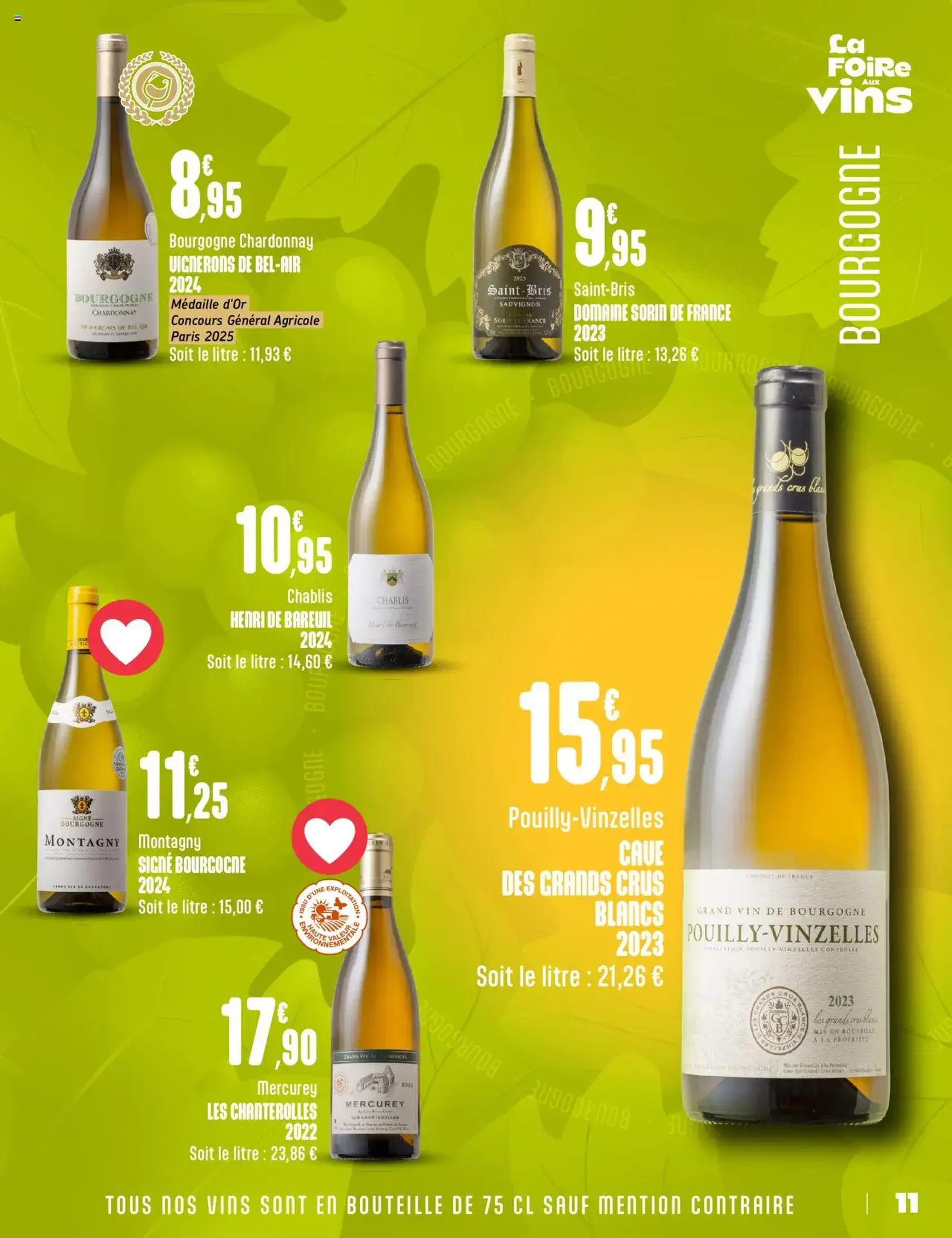 G20 Supermarchés catalogue la foire aux vins - brochure valable à partir du 24/09/2025, page 11 sur 20