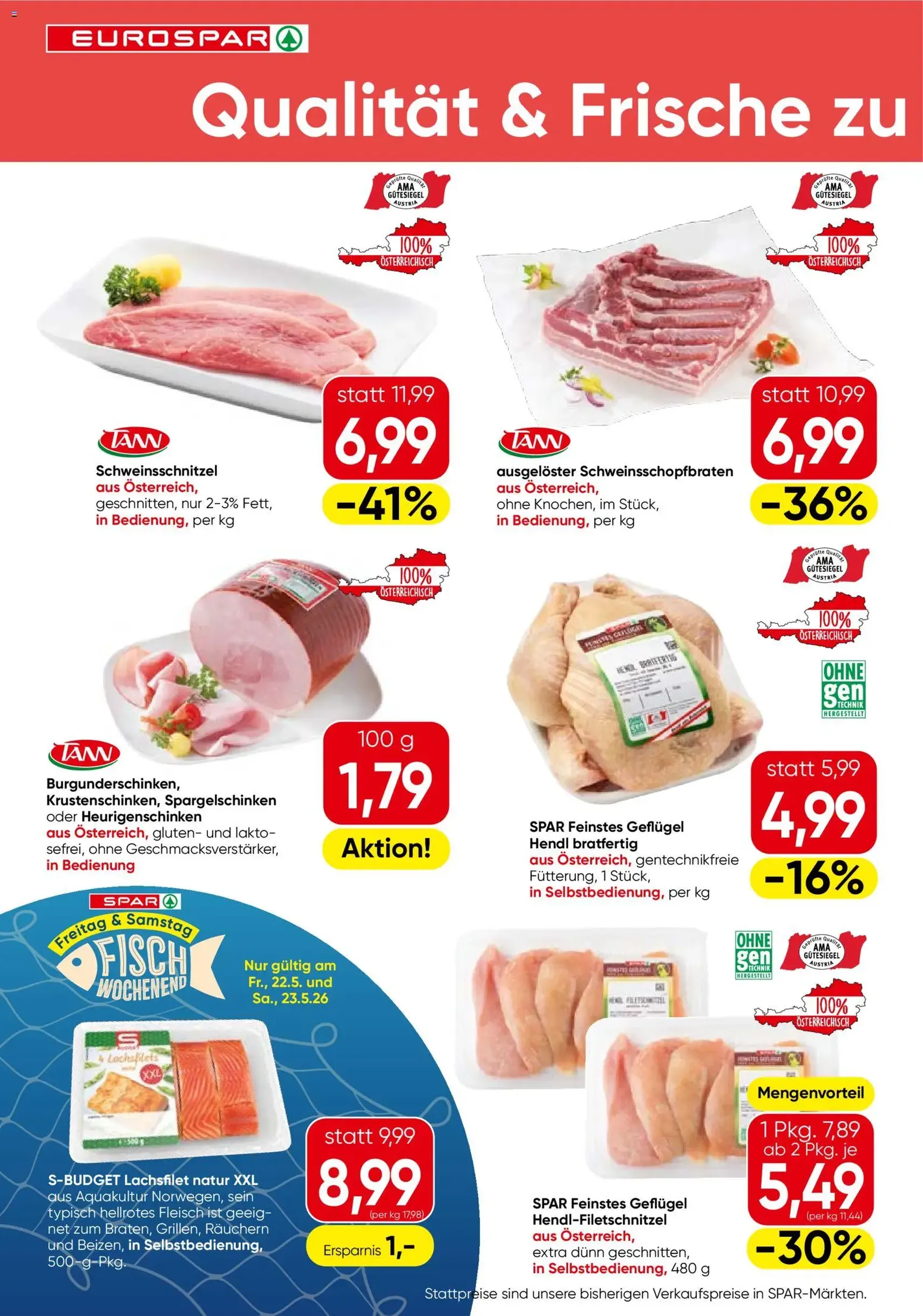 Eurospar Flugblatt - Gültiger Prospekt ab 21.05.2026, Seite 4 von insgesamt 16