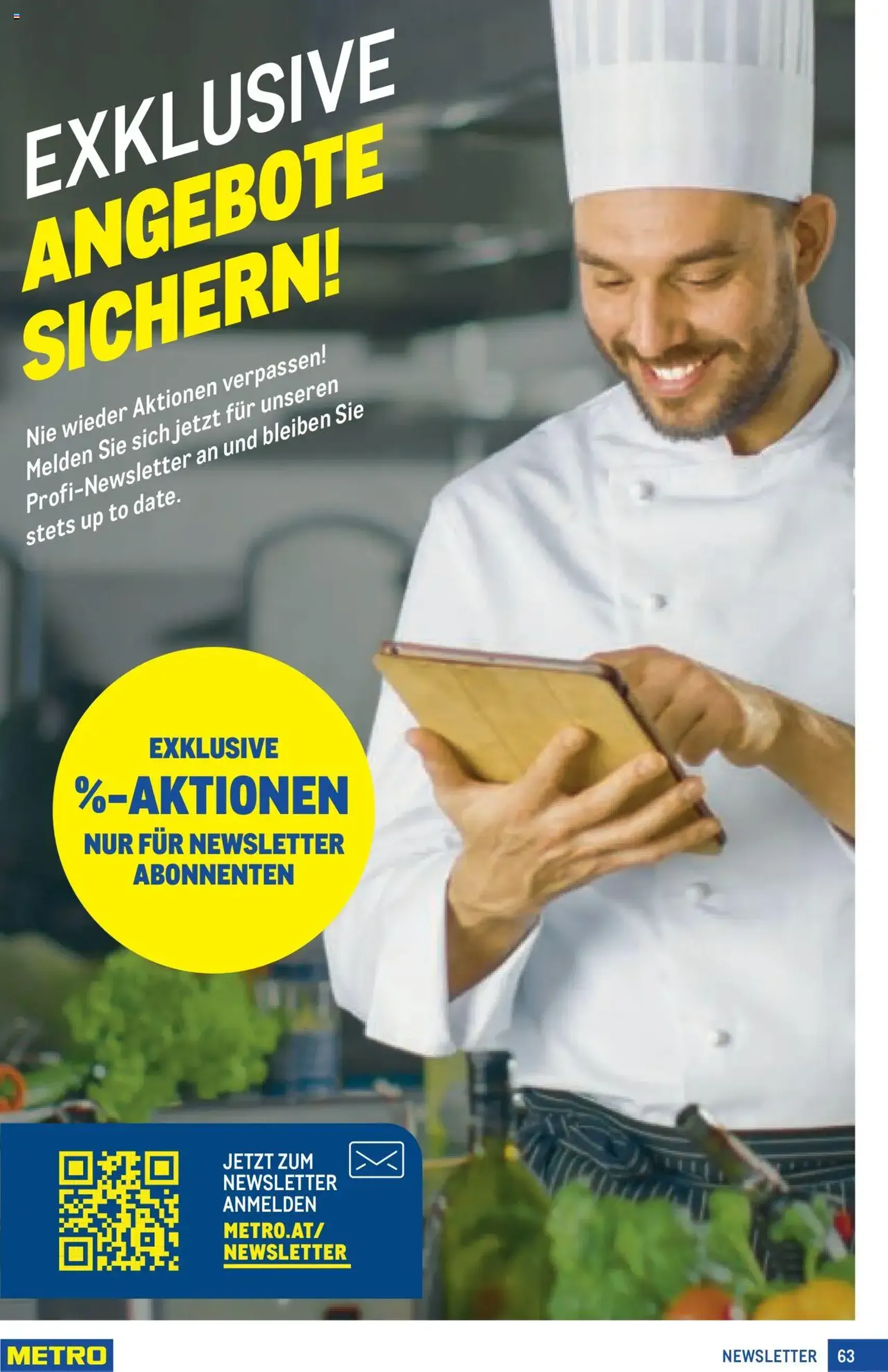 Metro angebote Profi - Gültiger Prospekt ab 04.09.2025, Seite 63 von insgesamt 64 Metro angebote Profi - Gültiger Prospekt ab 04.09.2025, Seite 63 von insgesamt 64