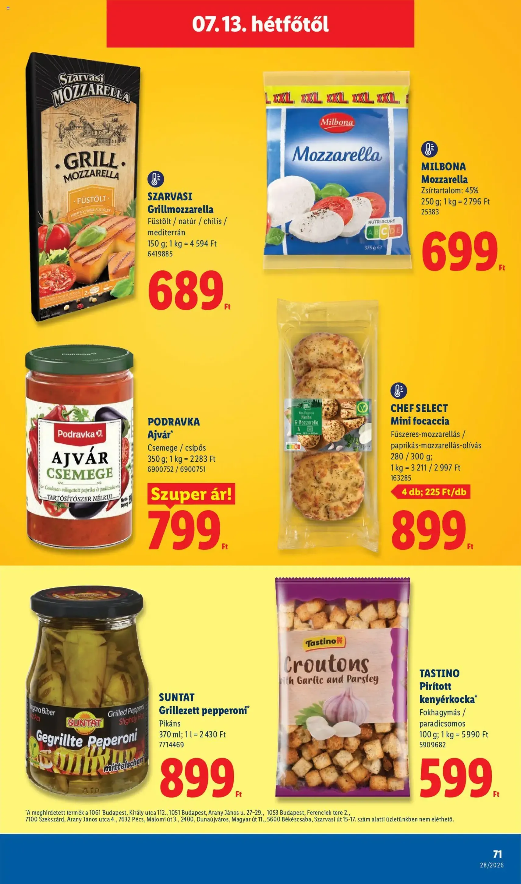 Lidl akciós újság - 2026.07.09. érvényes szórólap 71 oldal 80 oldalból