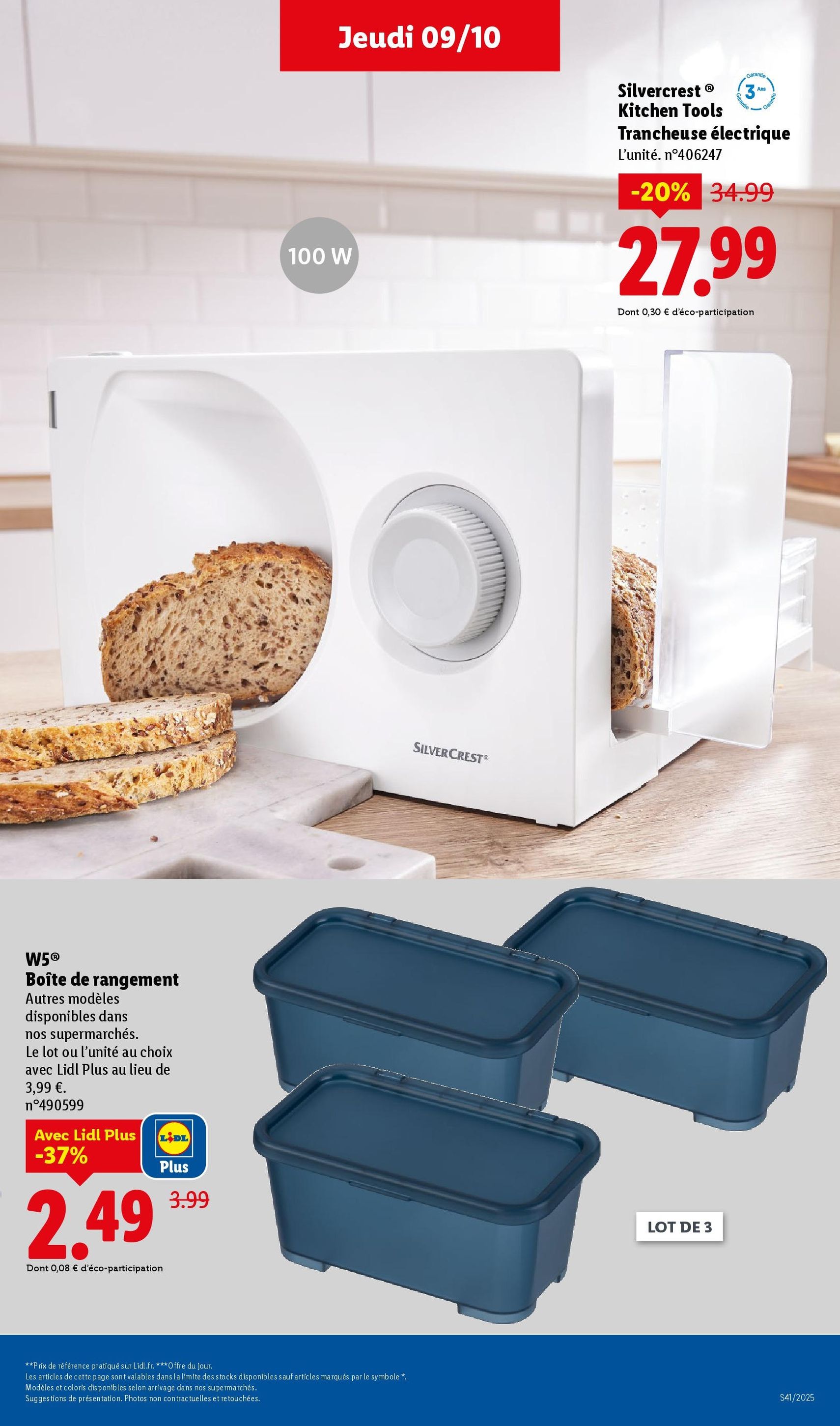 LIDL catalogue semaine 41 - brochure valable à partir du 09/10/2025, page 39 sur 73