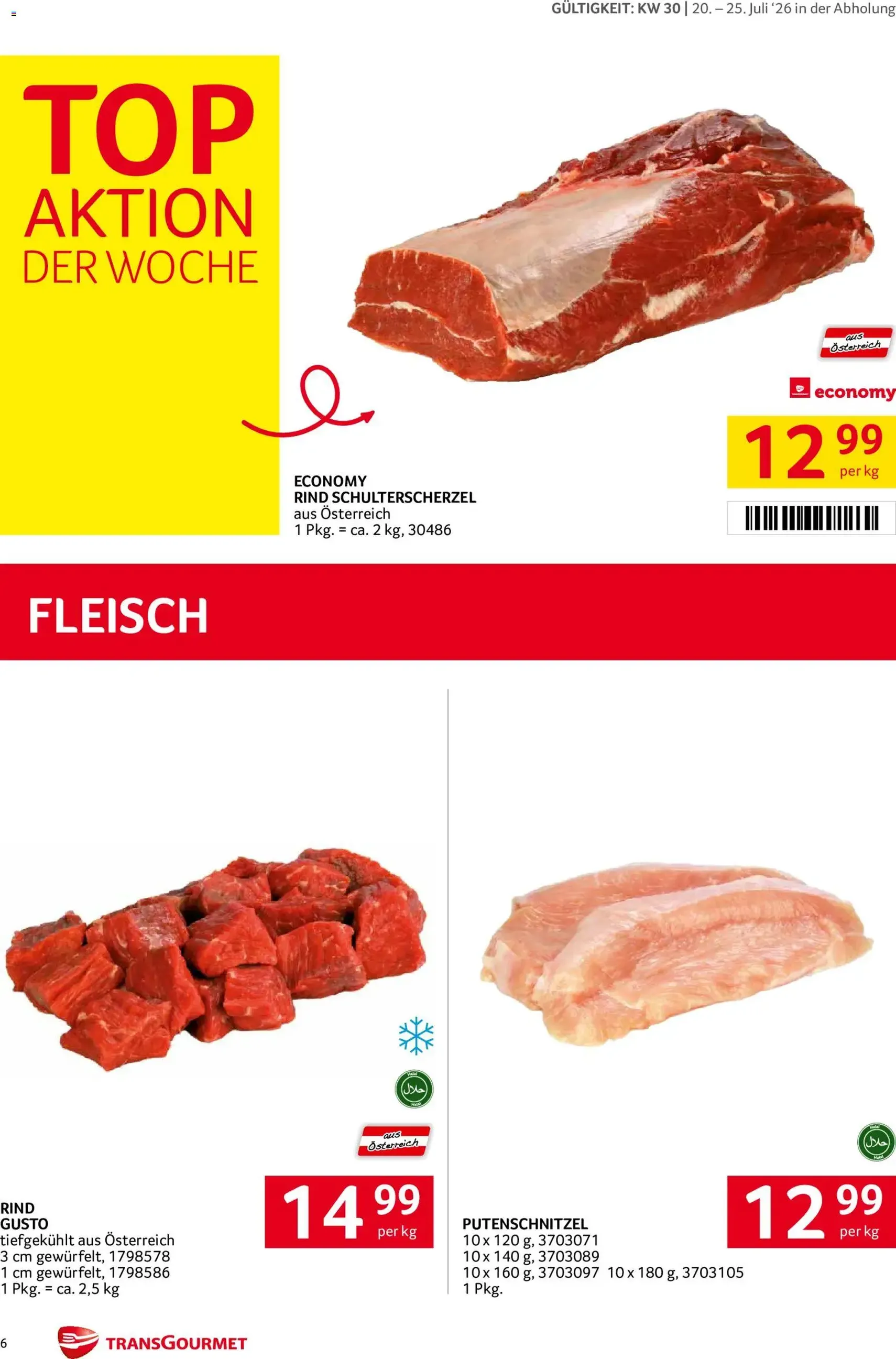 Transgourmet Flugblatt - Gültiger Prospekt ab 20.07.2026, Seite 6 von insgesamt 27