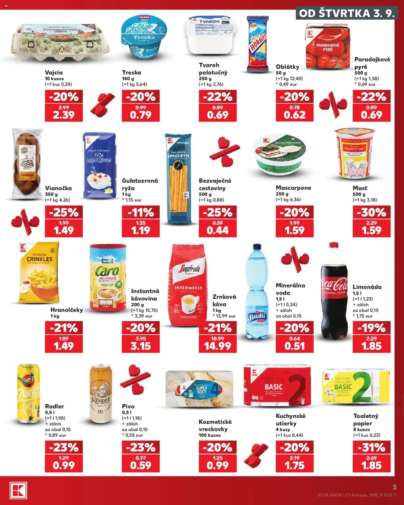Kaufland leták - platný leták od 03.09.2026 strana 3 z 80