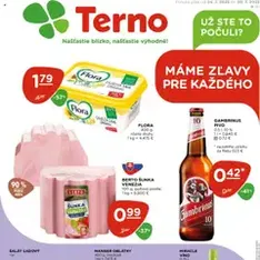 Terno leták - náhľad letáku platný od 24.07.2025