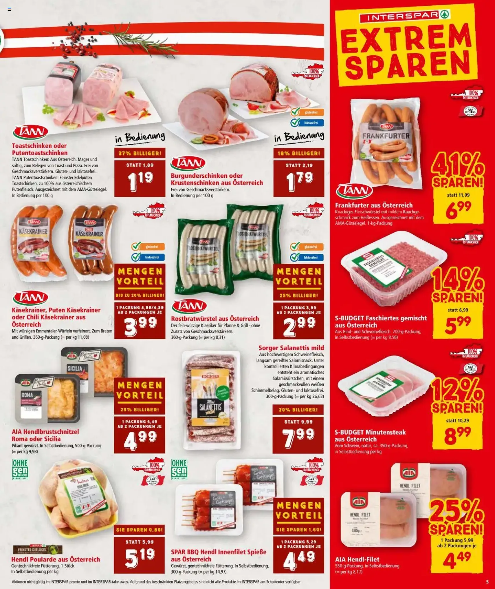 Interspar Flugblatt - Gültiger Prospekt ab 31.07.2025, Seite 5 von insgesamt 20