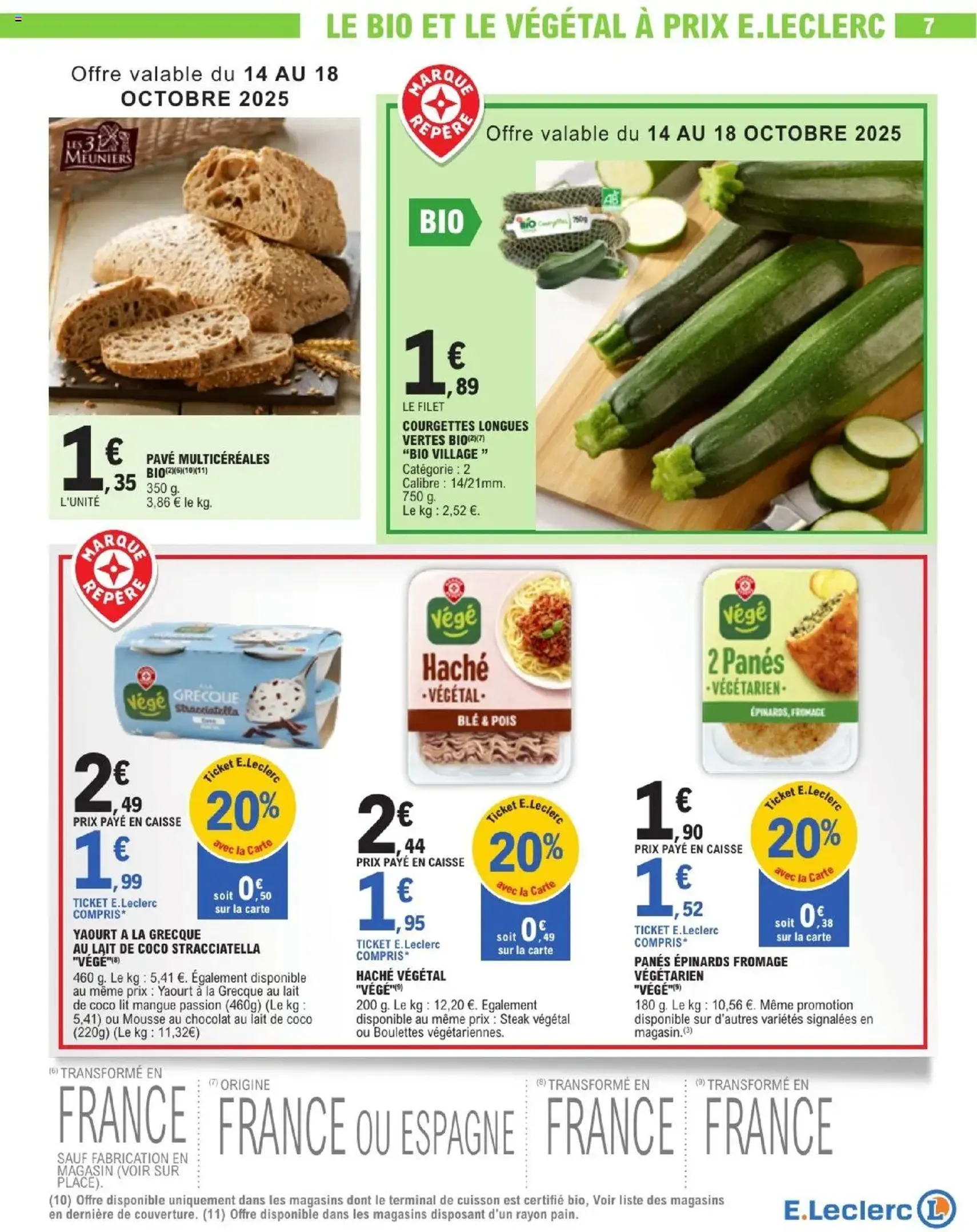 E.Leclerc catalogue semaine 42 - brochure valable à partir du 14/10/2025, page 7 sur 36