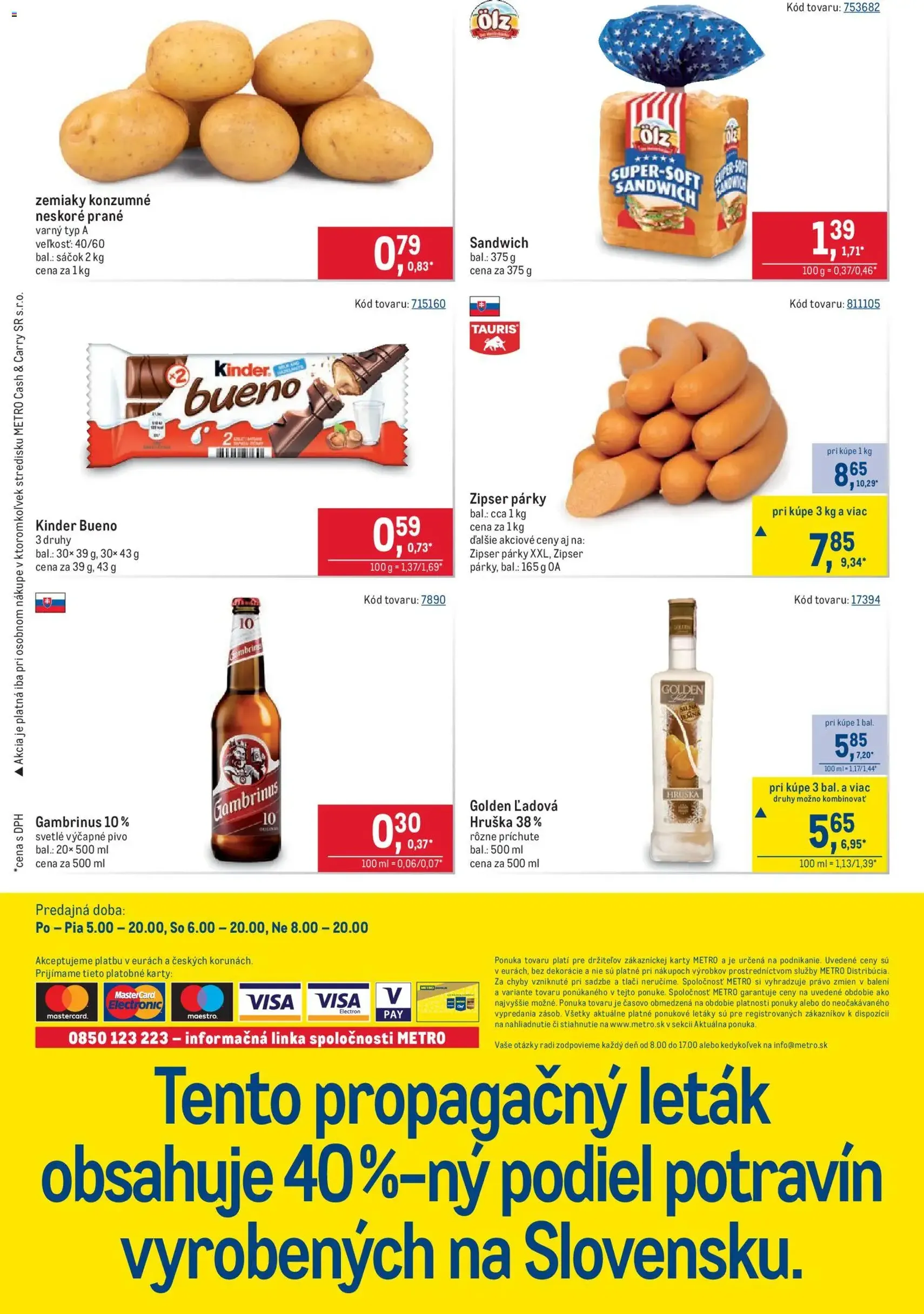 Metro Maloobchod - platný leták od 07.10.2026 strana 40 z 40