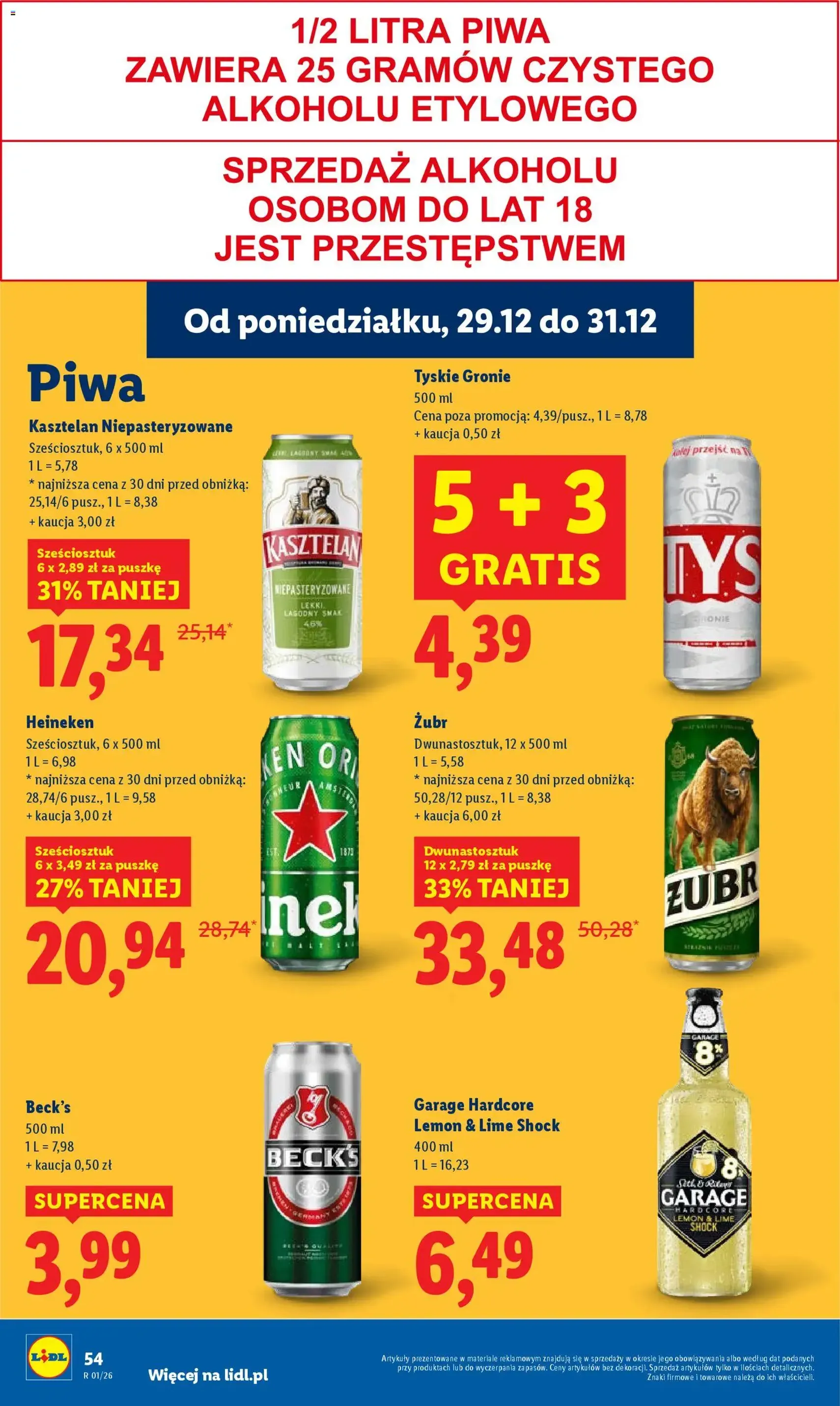 Lidl Gazetka - ważny gazetka od 29.12.2025 strona 54 z 64