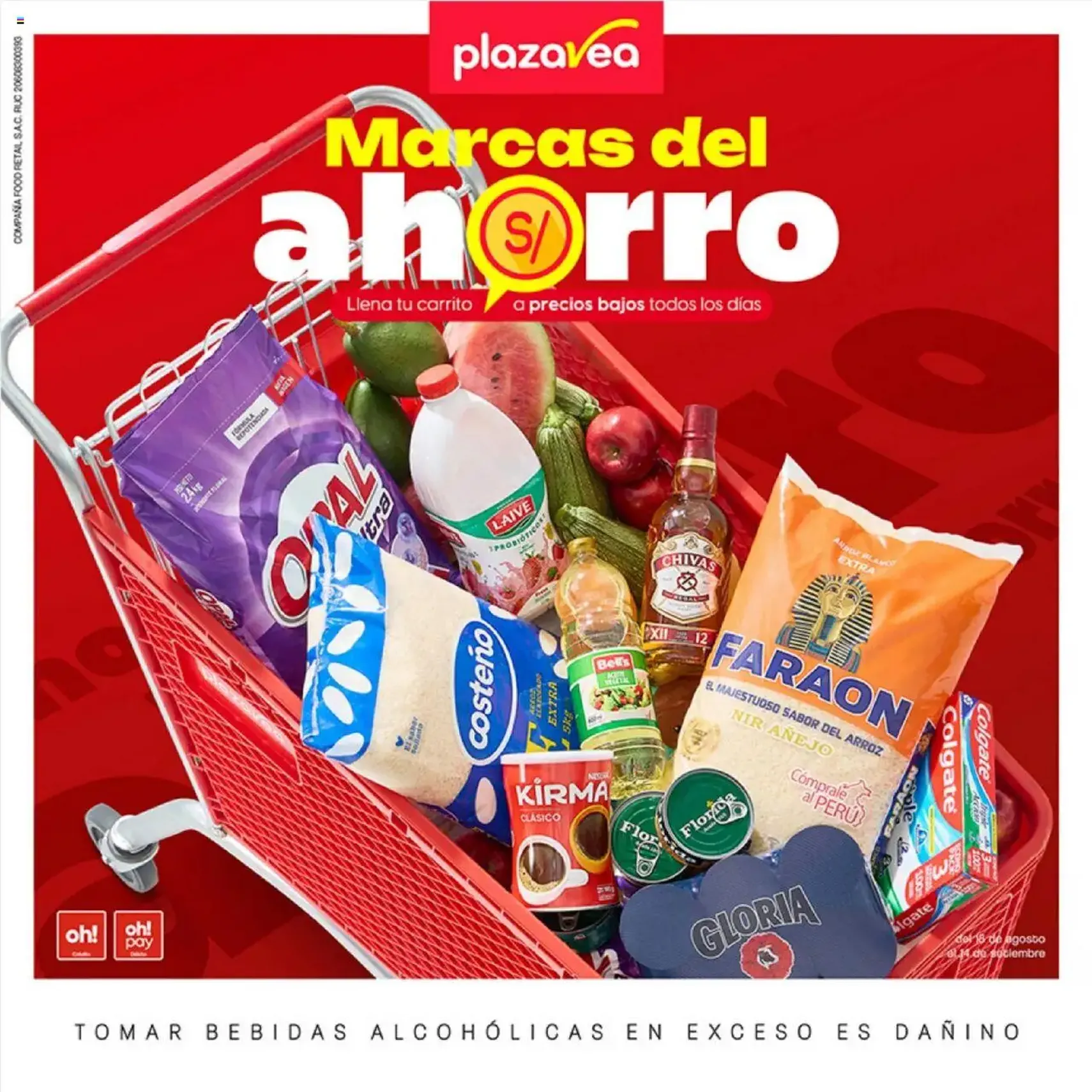 Plaza Vea - Especial Marcas Del Ahorro - folleto válido desde 18/08/2025 página 1 de 60 Plaza Vea - Especial Marcas Del Ahorro - folleto válido desde 18/08/2025 página 1 de 60
