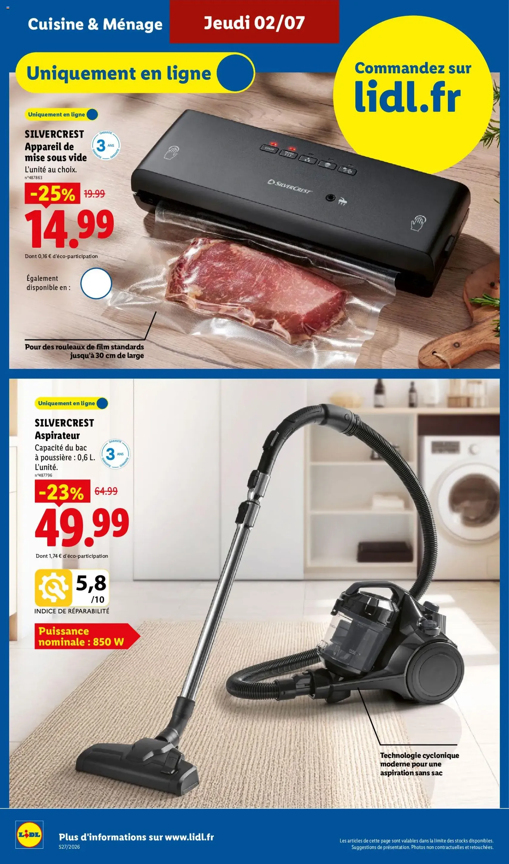 LIDL catalogue - brochure valable à partir du 02/07/2026, page 40 sur 62