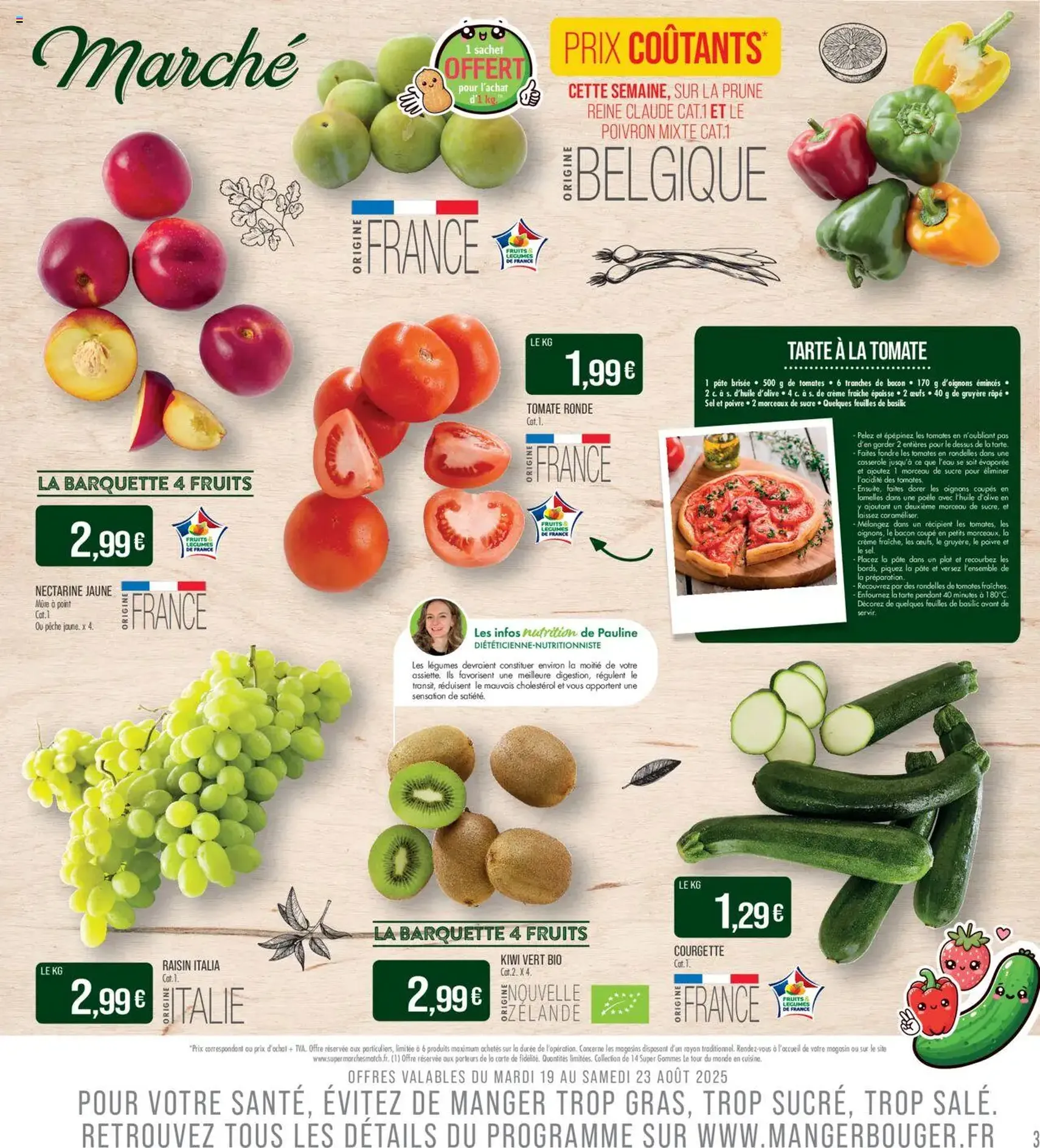 Match Supermarché catalogue - brochure valable à partir du 18/08/2025, page 3 sur 24