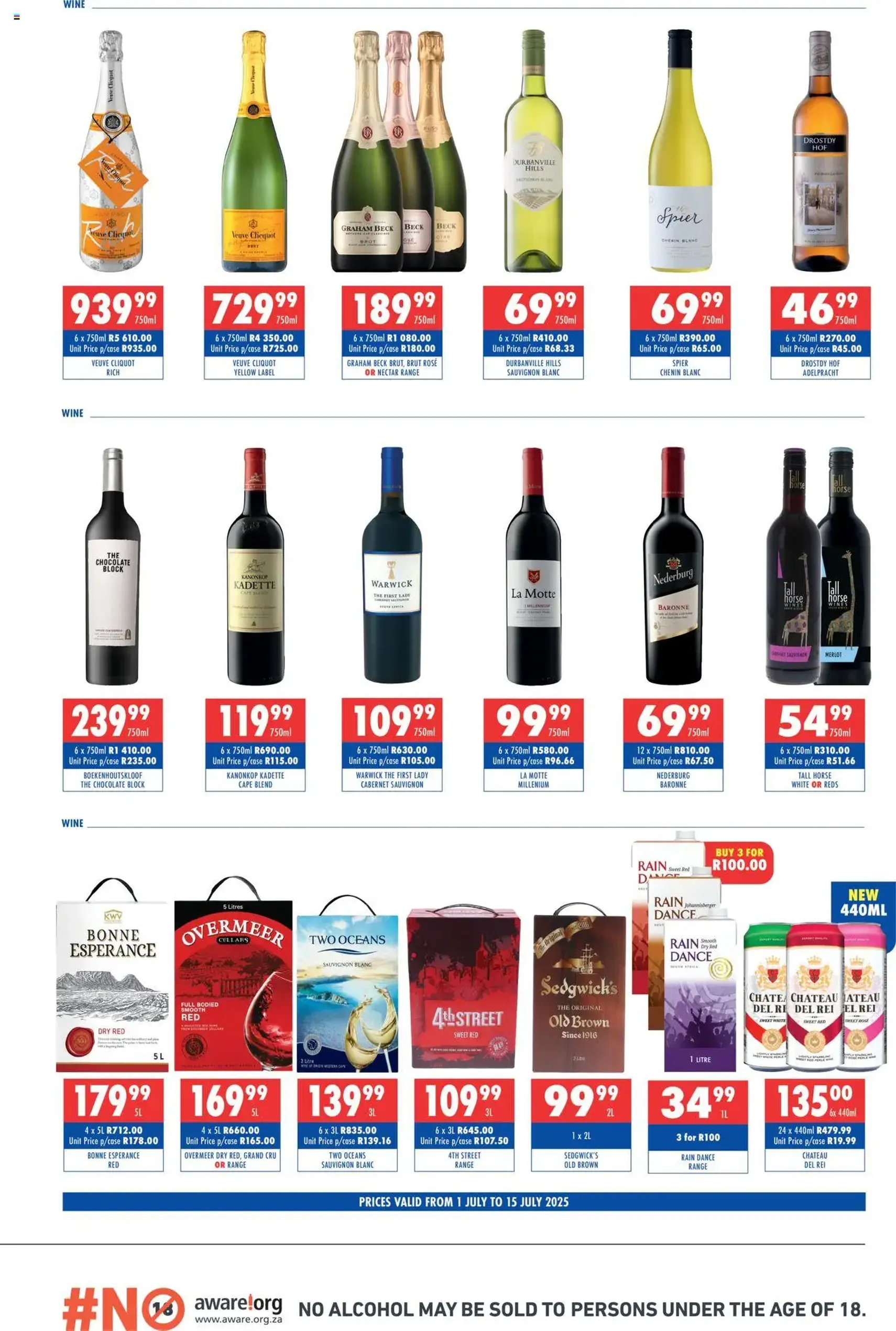 Ultra Liquors Specials - valid flyer from 01/07/2025, page 3 of 4