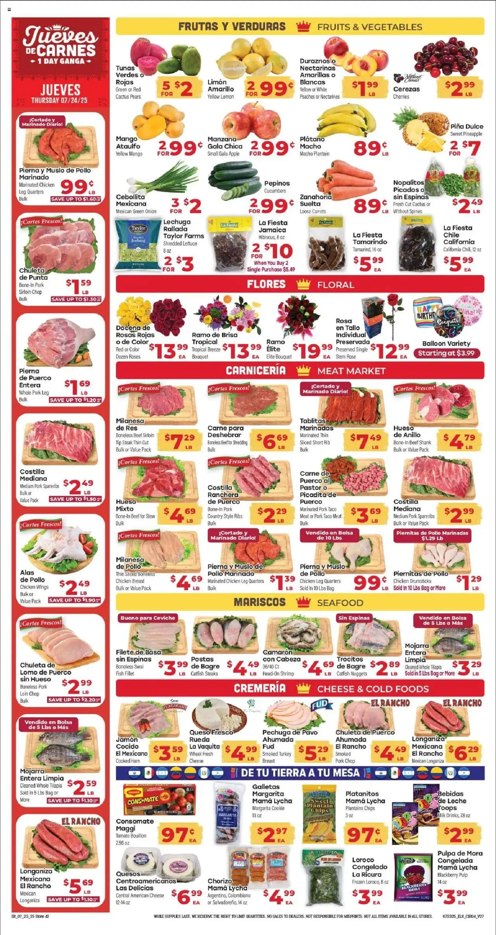 El Rancho Weekly Ad - valid flyer from 07/23/2025, page 4 of 4