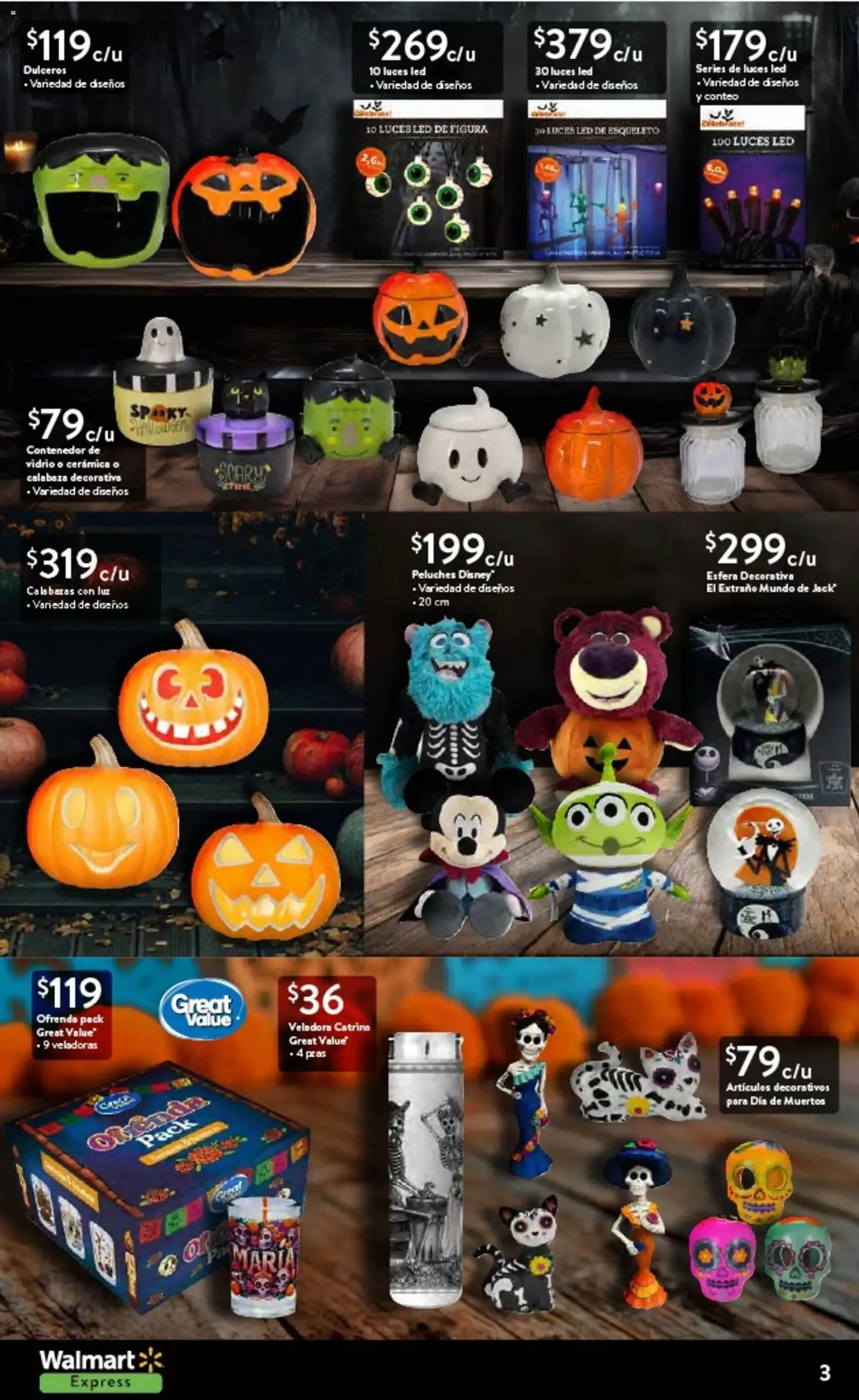 Walmart Express folleto Halloween - folleto válido desde 14/10/2025 página 3 de 24 Walmart Express folleto Halloween - folleto válido desde 14/10/2025 página 3 de 24