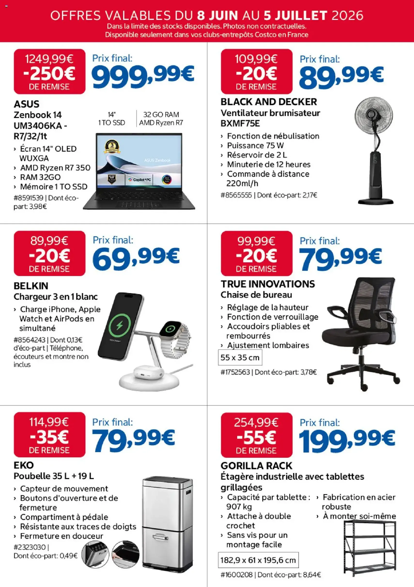 Costco catalogue - brochure valable à partir du 08/06/2026, page 3 sur 20